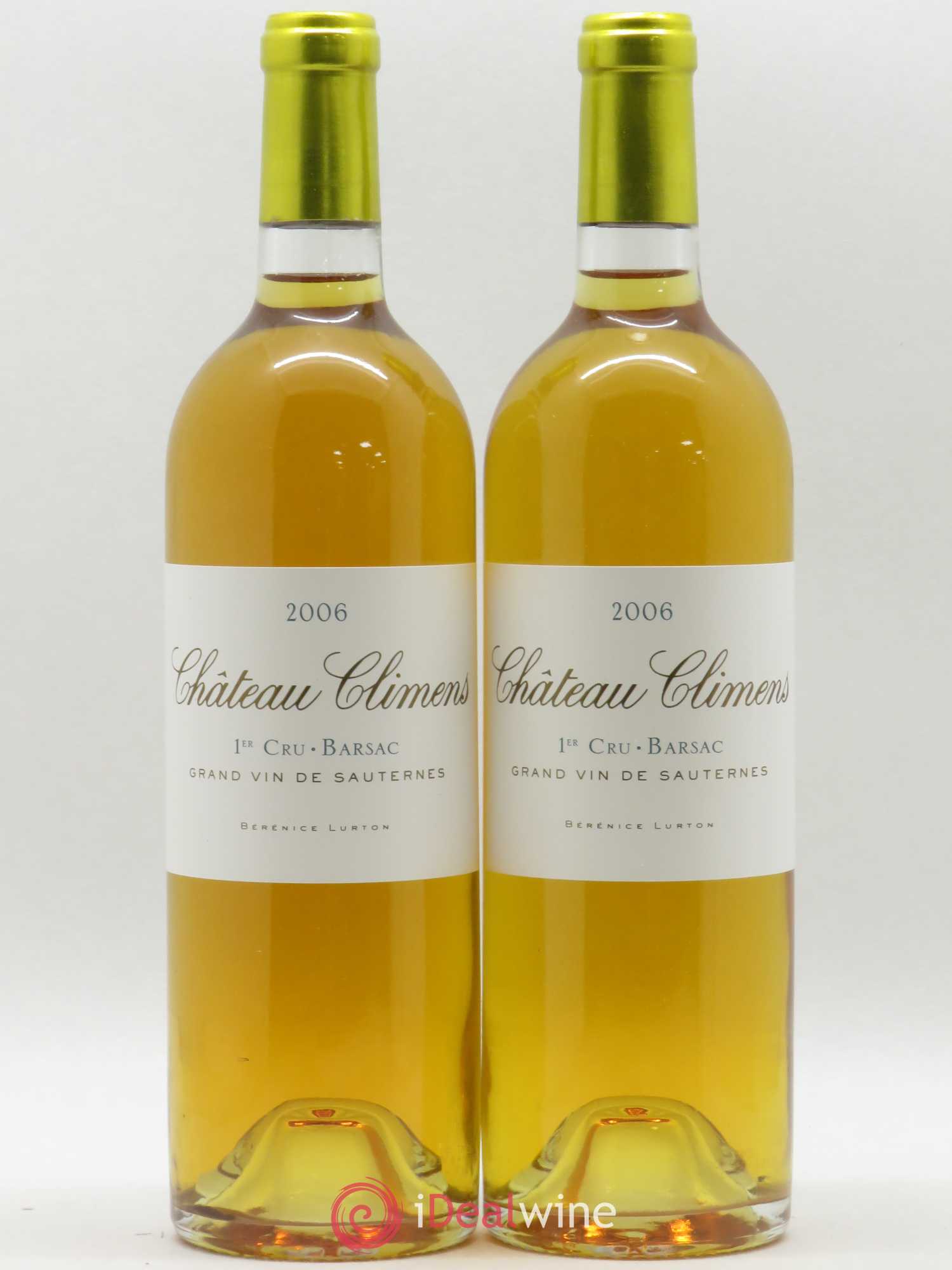 Château Climens 1er Grand Cru Classé 2006 - Lotto di 2 bottiglie - 0