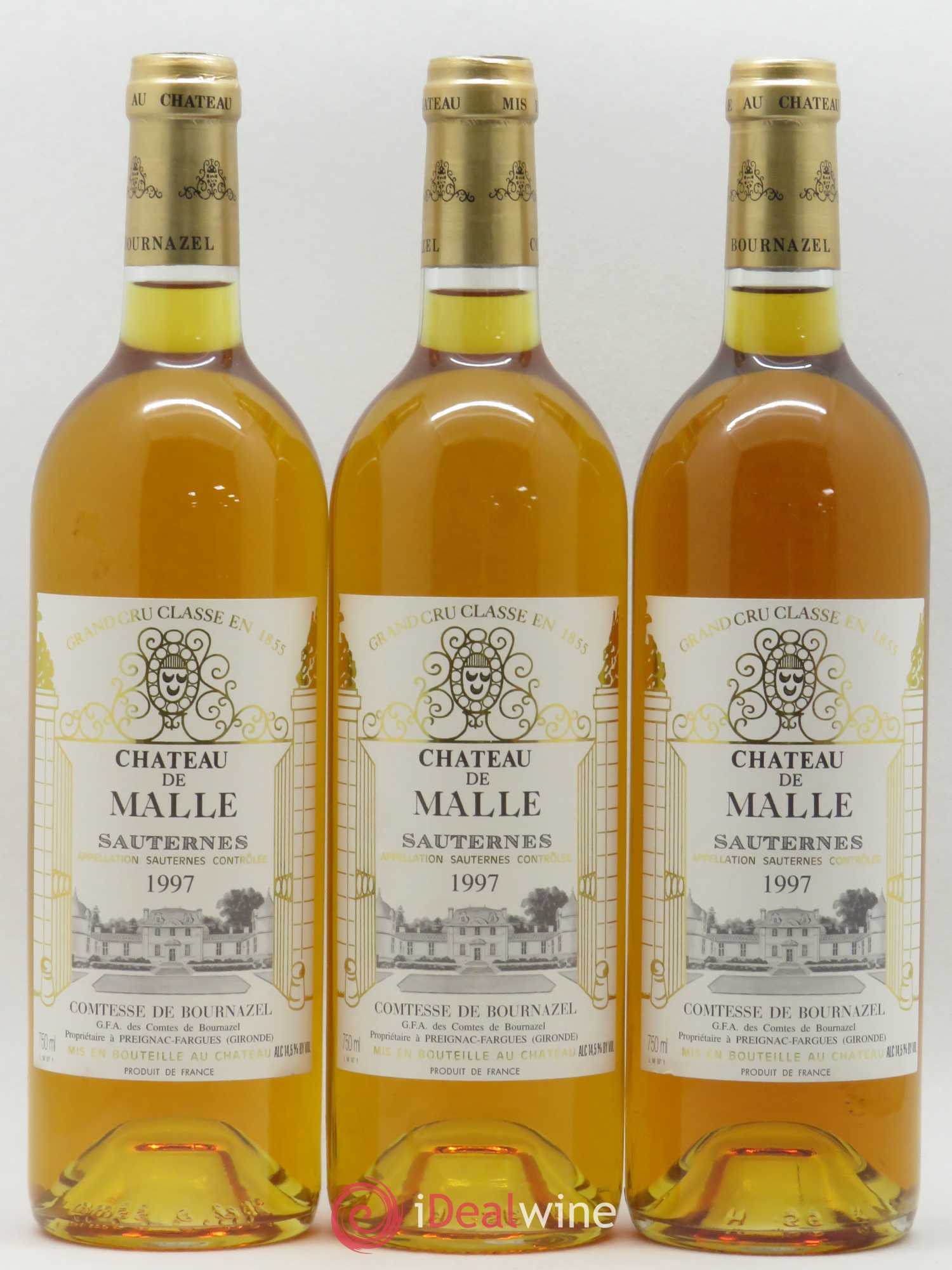 Château de Malle 2ème Grand Cru Classé 1997 - Lotto di 12 bottiglie - 1