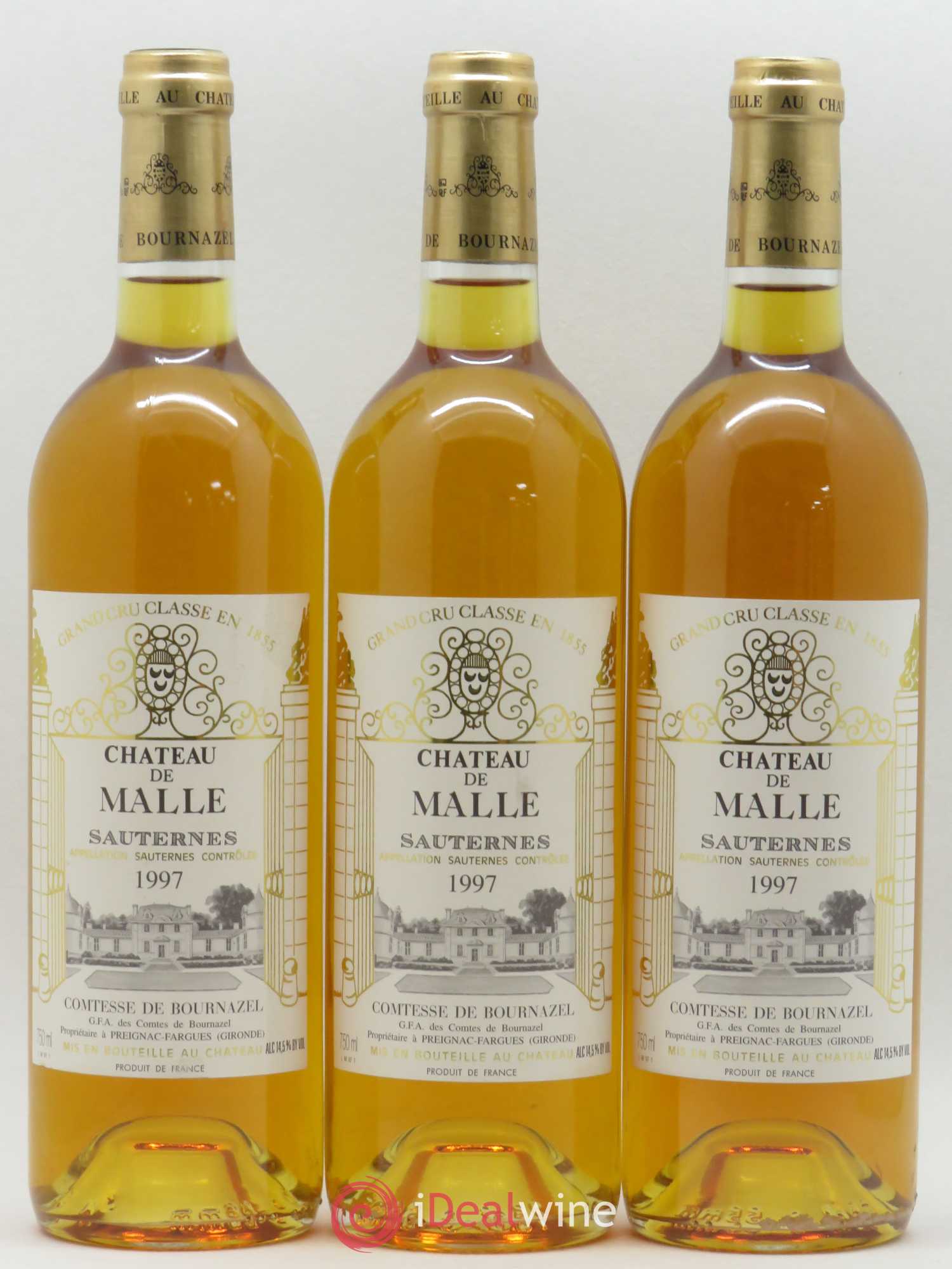 Château de Malle 2ème Grand Cru Classé 1997 - Lotto di 12 bottiglie - 2
