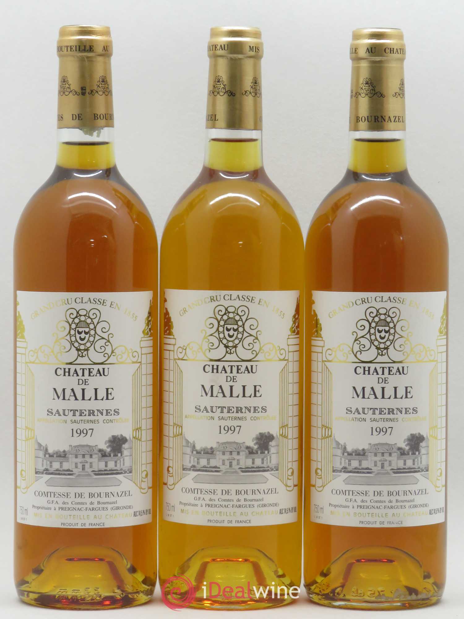 Château de Malle 2ème Grand Cru Classé 1997 - Lotto di 12 bottiglie - 3