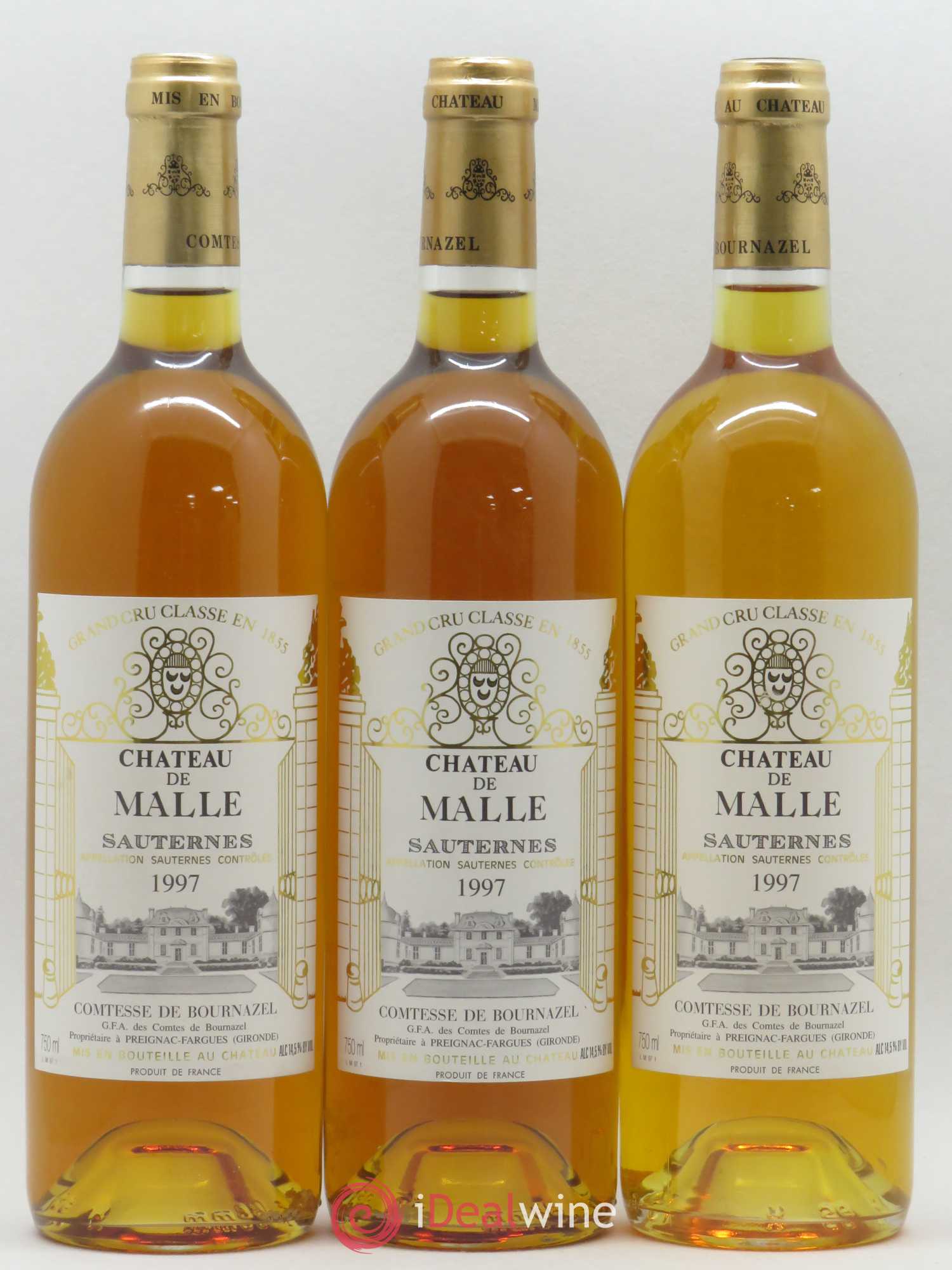 Château de Malle 2ème Grand Cru Classé 1997 - Lotto di 12 bottiglie - 4