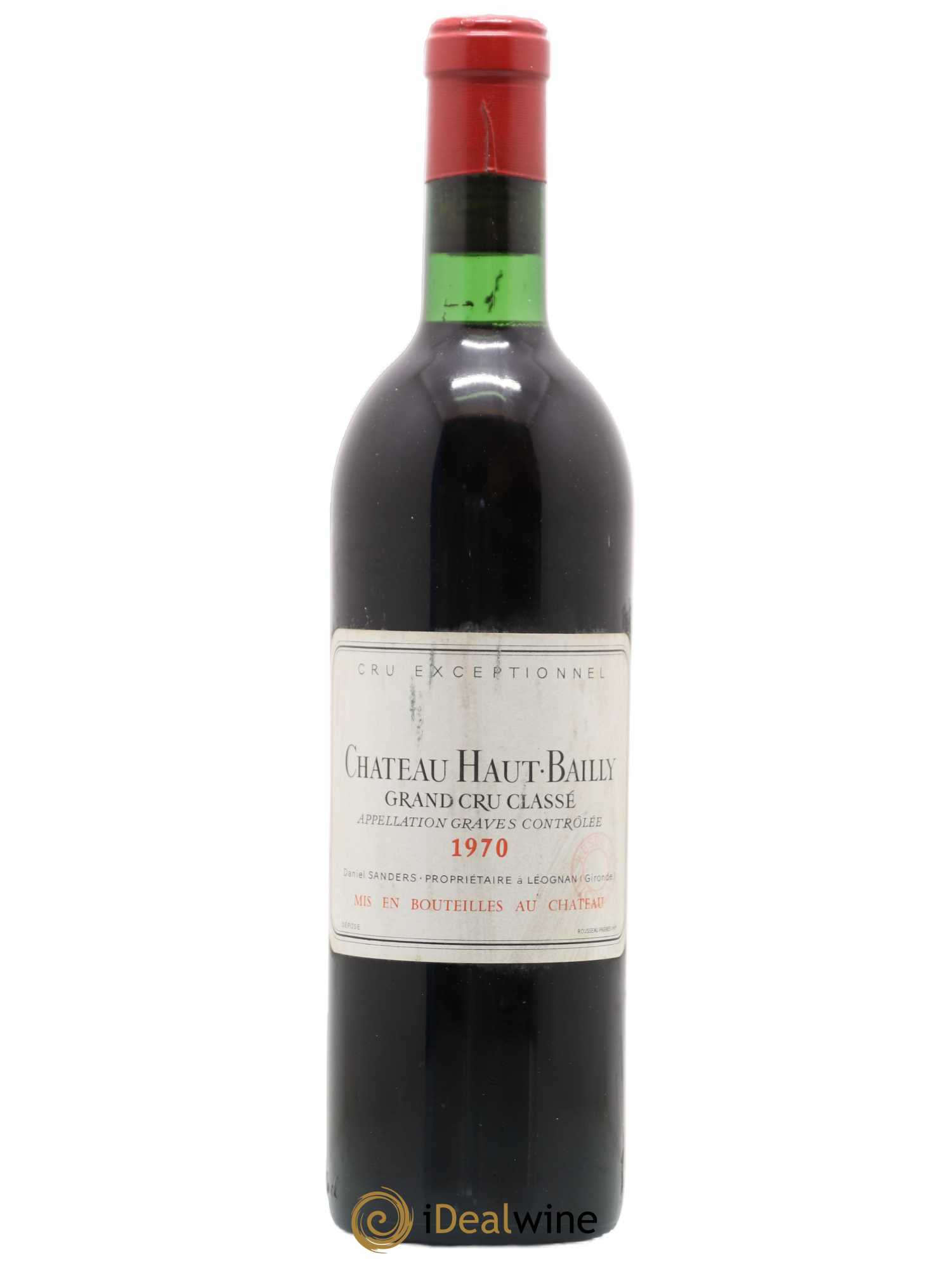 Château Haut-Bailly Cru Classé de Graves 1970 - Lot de 1 bouteille - 0