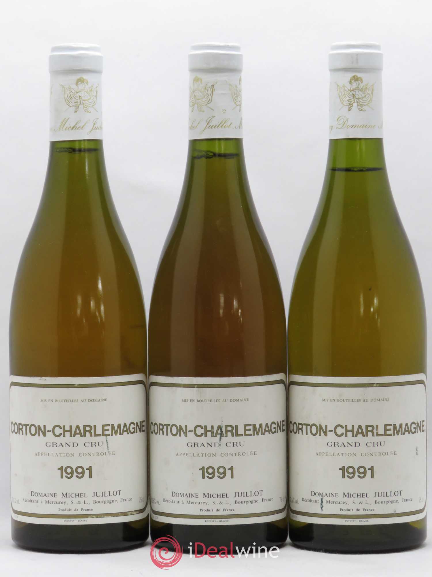 Corton-Charlemagne Grand Cru Michel Juillot (Domaine) 1991 - Lot de 3 bouteilles - 0