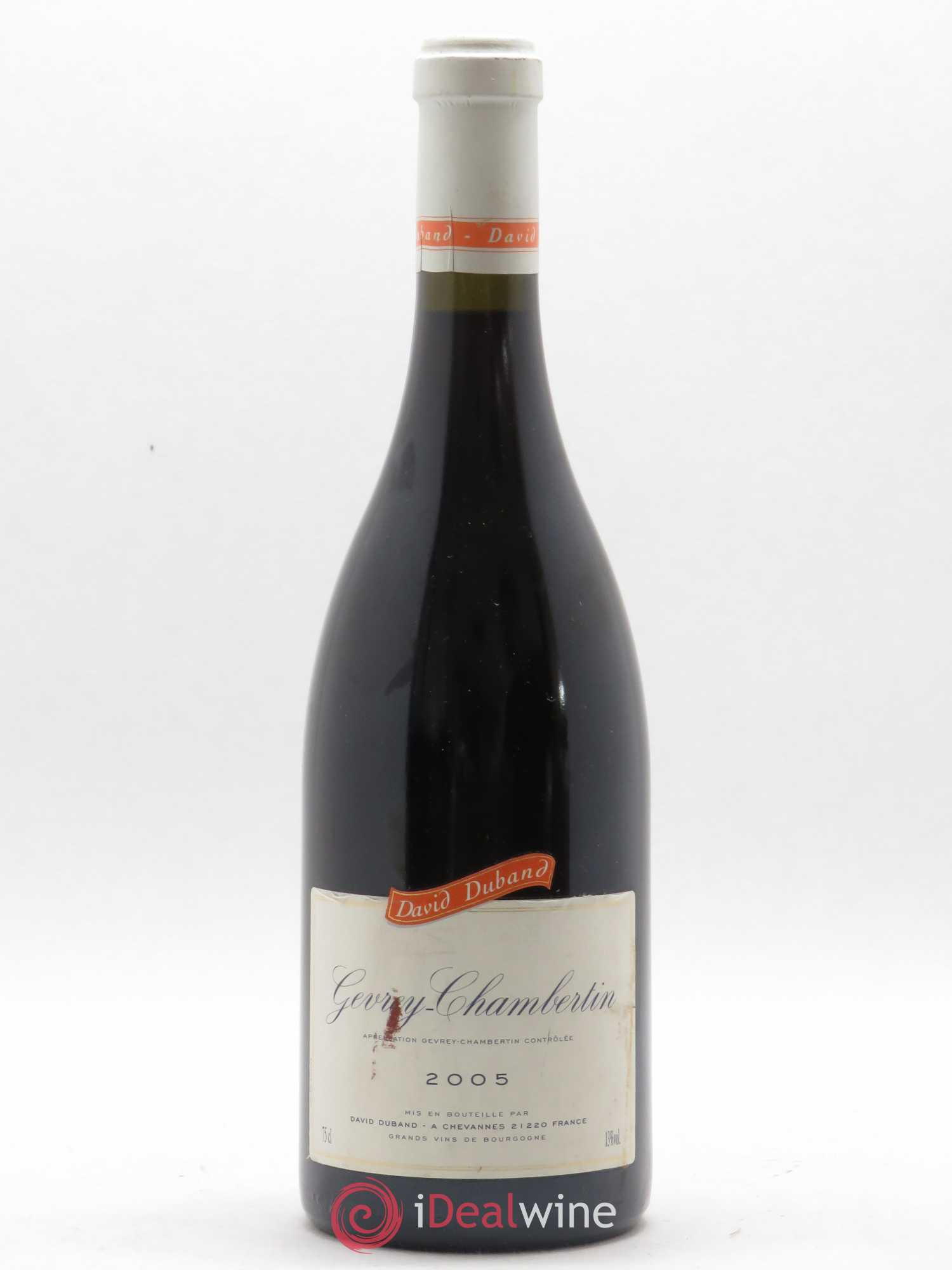 Gevrey-Chambertin David Duband (Domaine) 2005 - Lot de 1 bouteille - 0