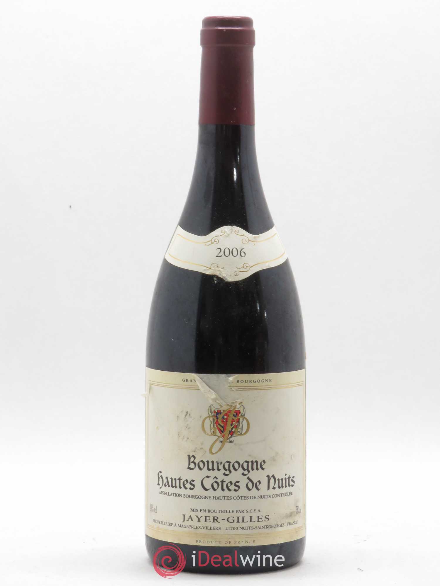 Hautes-Côtes de Nuits Hoffmann-Jayer (anciennement Jayer-Gilles) 2006 - Lot de 1 bouteille - 0