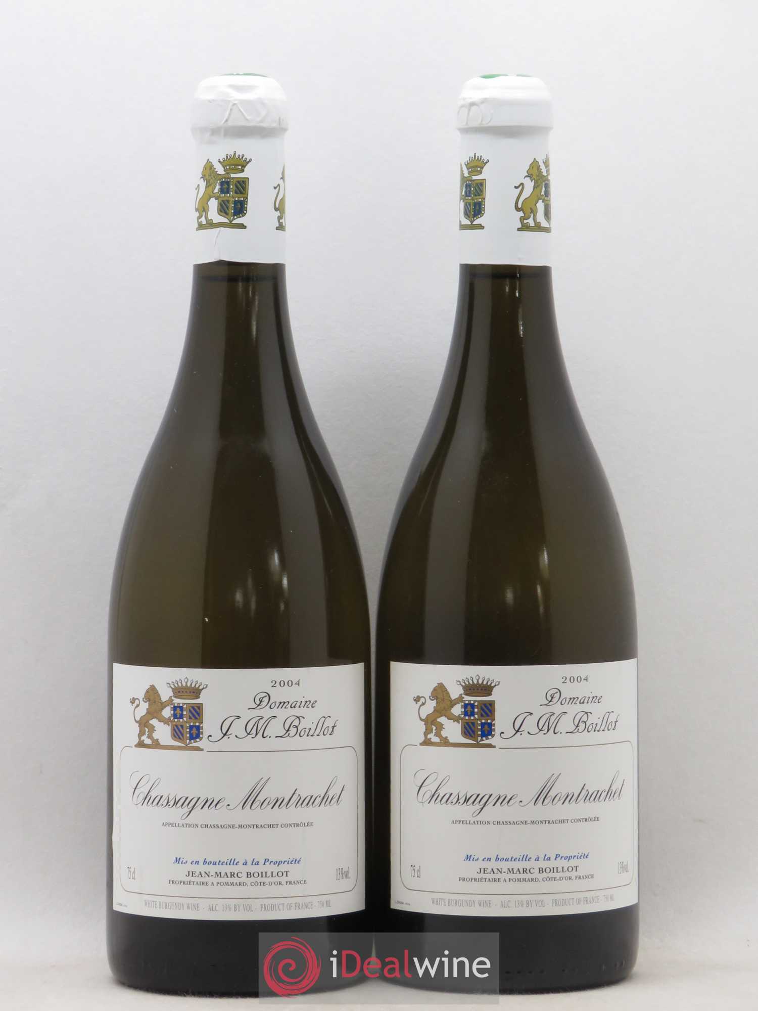 Chassagne-Montrachet Jean-Marc Boillot 2004 - Posten von 2 Flaschen - 0