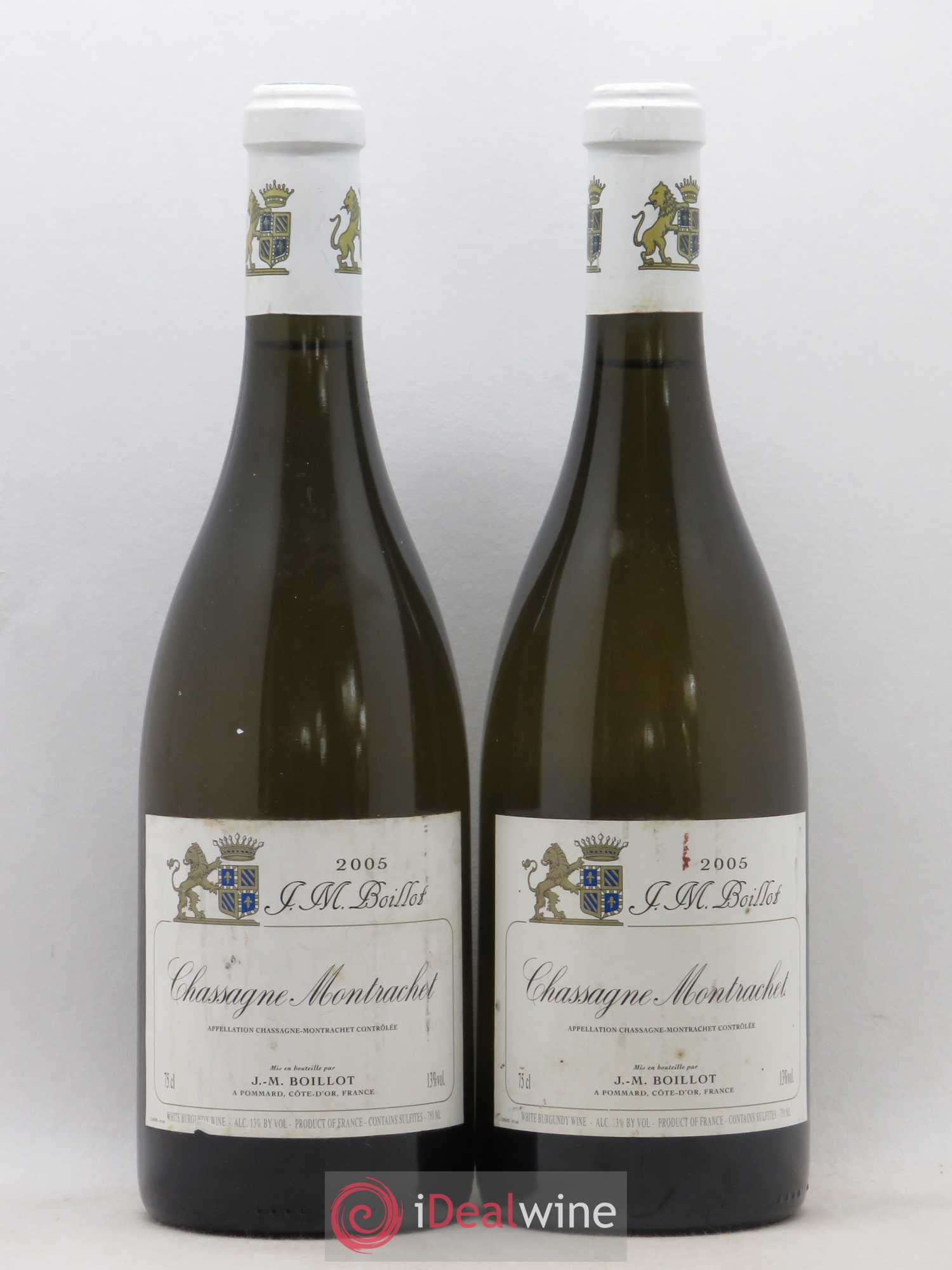 Chassagne-Montrachet Jean-Marc Boillot 2005 - Posten von 2 Flaschen - 0