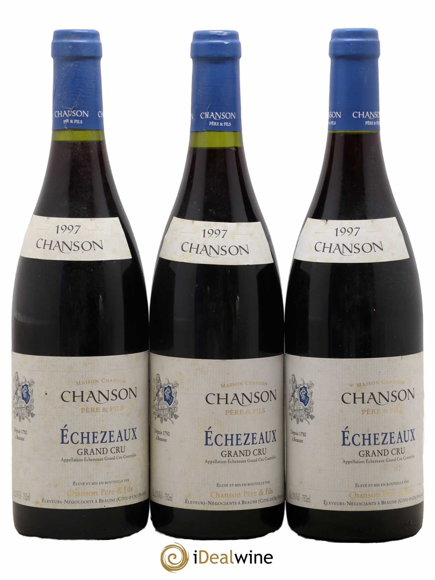 Echezeaux Grand Cru Chanson 1997 - Lot de 3 bouteilles - 0
