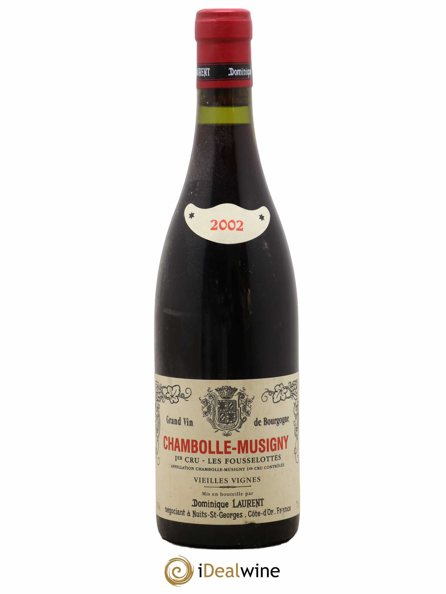 Chambolle-Musigny 1er Cru Les Fousselottes vieilles vignes Dominique Laurent 2002 - Posten von 1 Flasche - 0