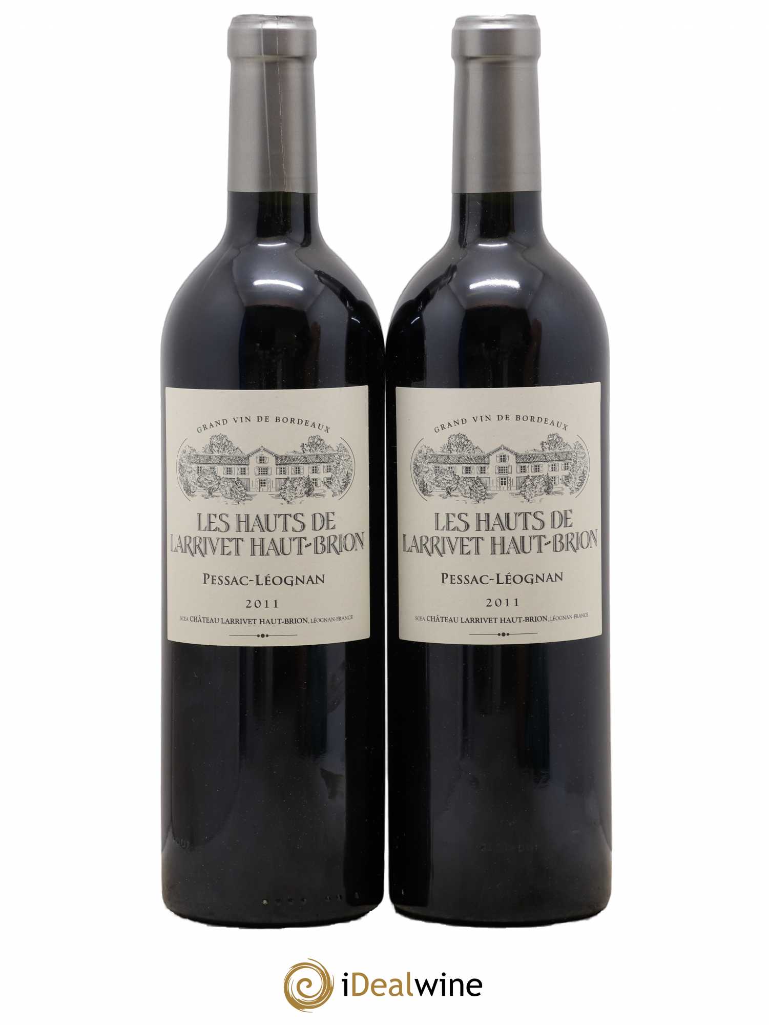 Pessac-Léognan Les Hauts de Larrivet-Haut-Brion 2011 - Posten von 2 Flaschen - 0