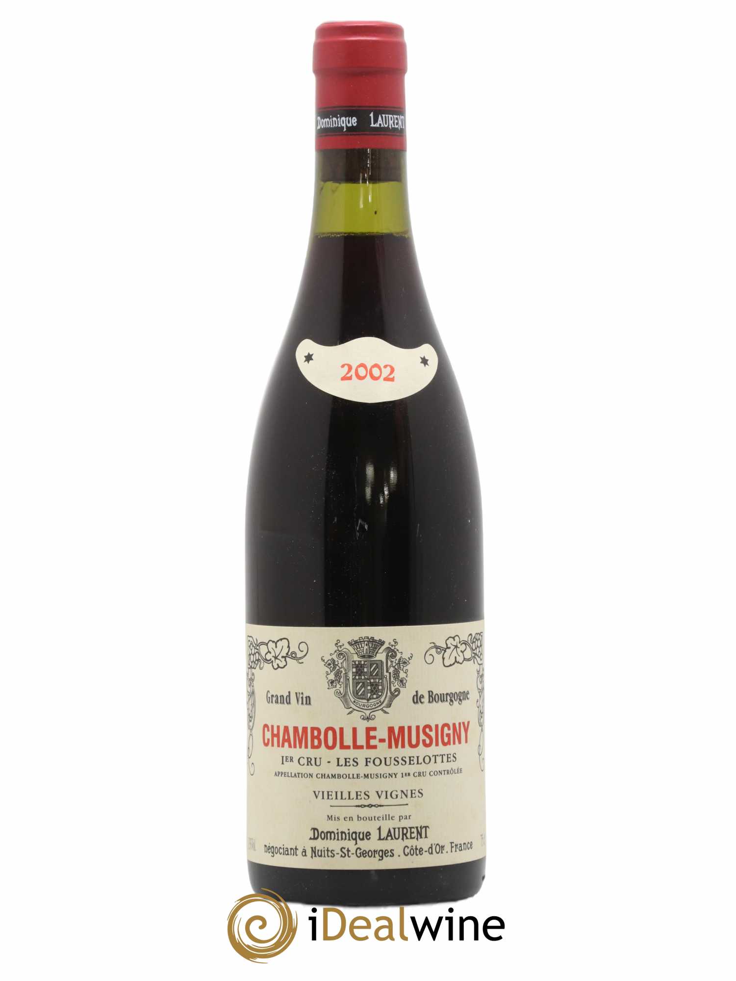 Chambolle-Musigny 1er Cru Les Fousselottes Vielles Vignes Dominique Laurent 2002 - Posten von 1 Flasche - 0