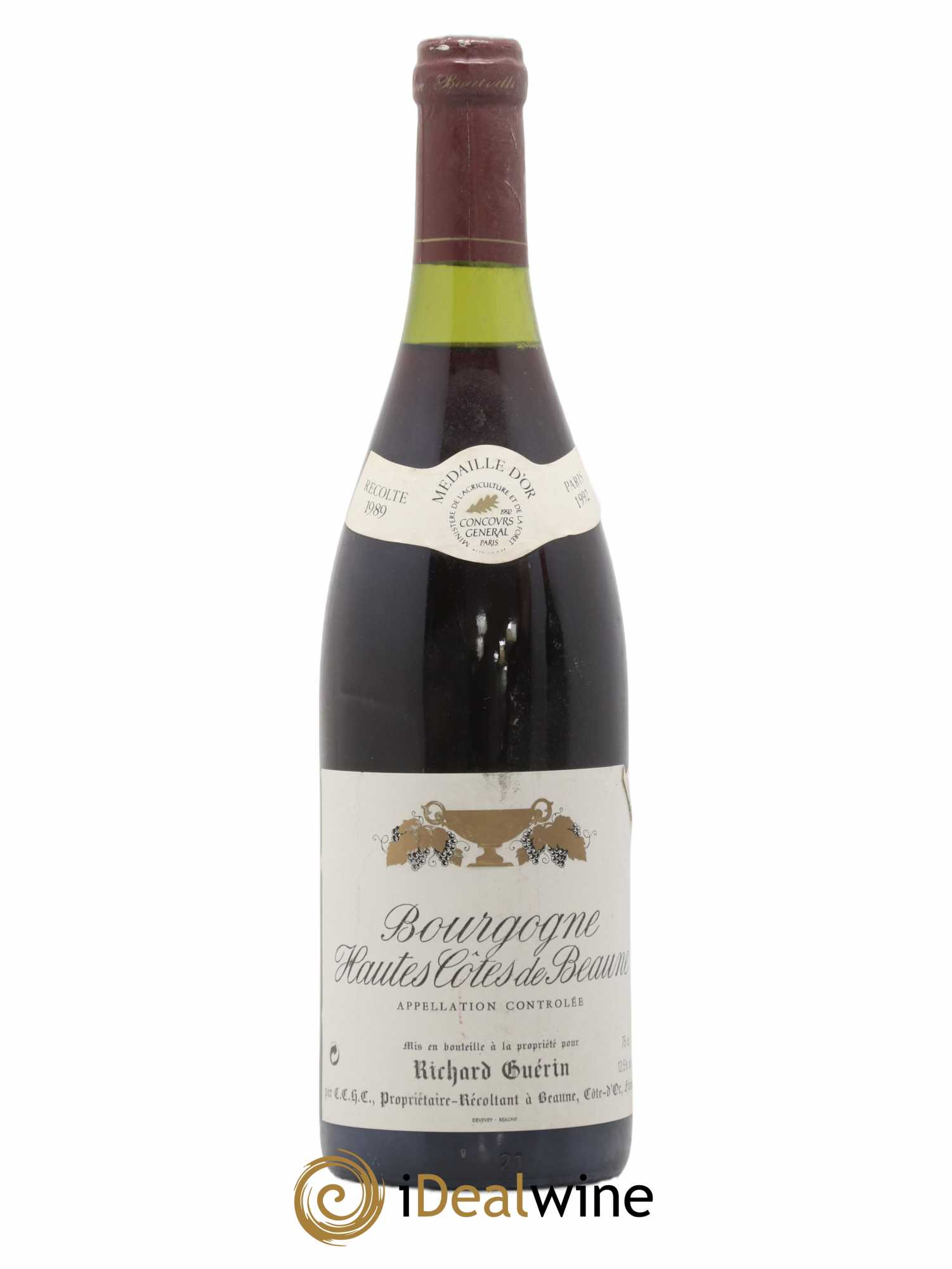 Hautes-Côtes de Beaune Richard Guerin 1989 - Lot de 1 bouteille - 0