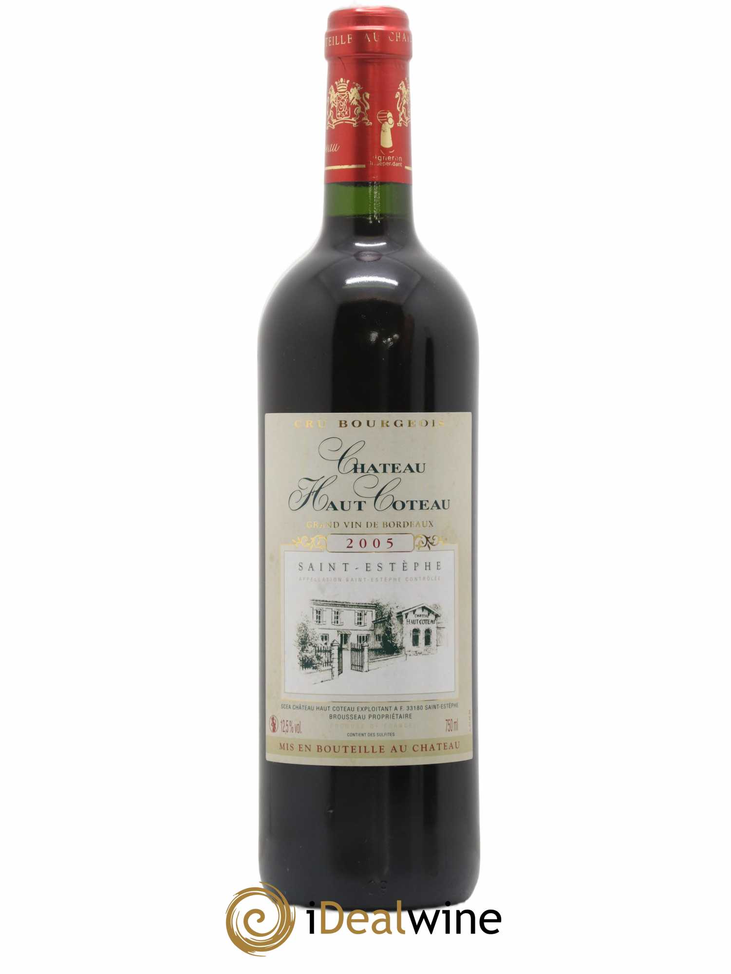 Château Haut Coteau Cru Bourgeois 2005 - Lot de 1 bouteille - 0