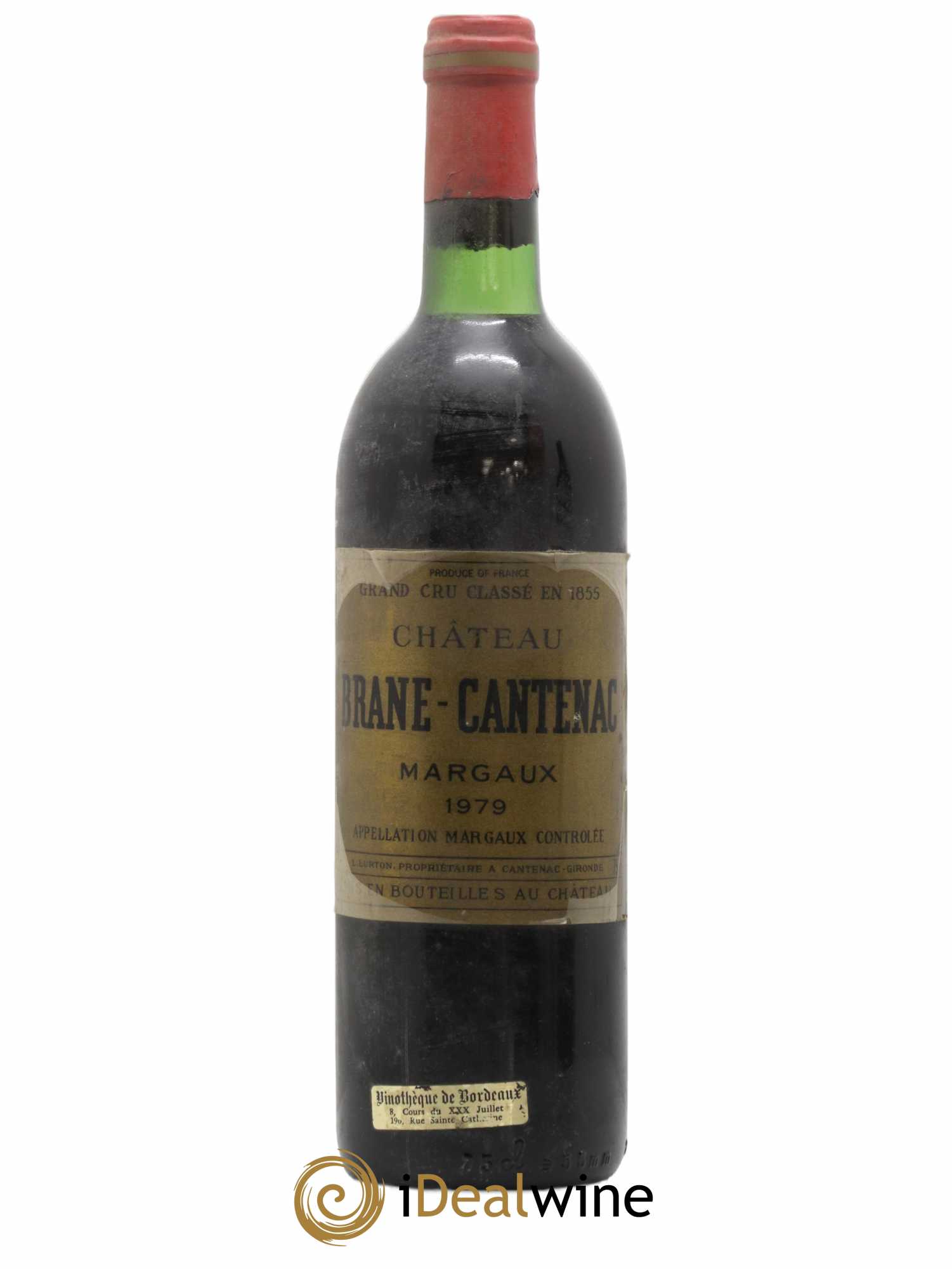 Château Brane Cantenac 2ème Grand Cru Classé 1979 - Lot de 1 bouteille - 0
