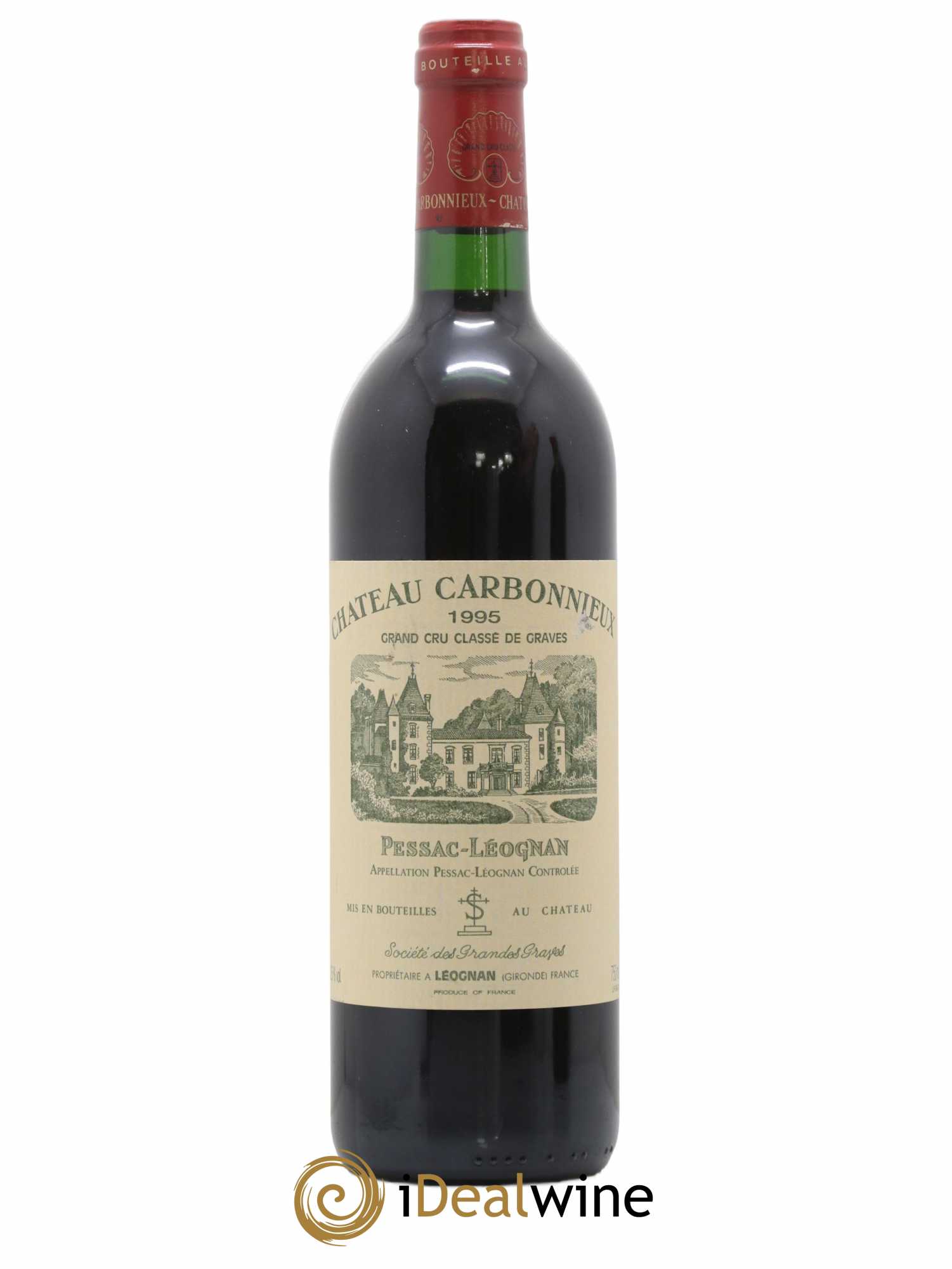 Château Carbonnieux Cru Classé de Graves 1995 - Lot de 1 bouteille - 0