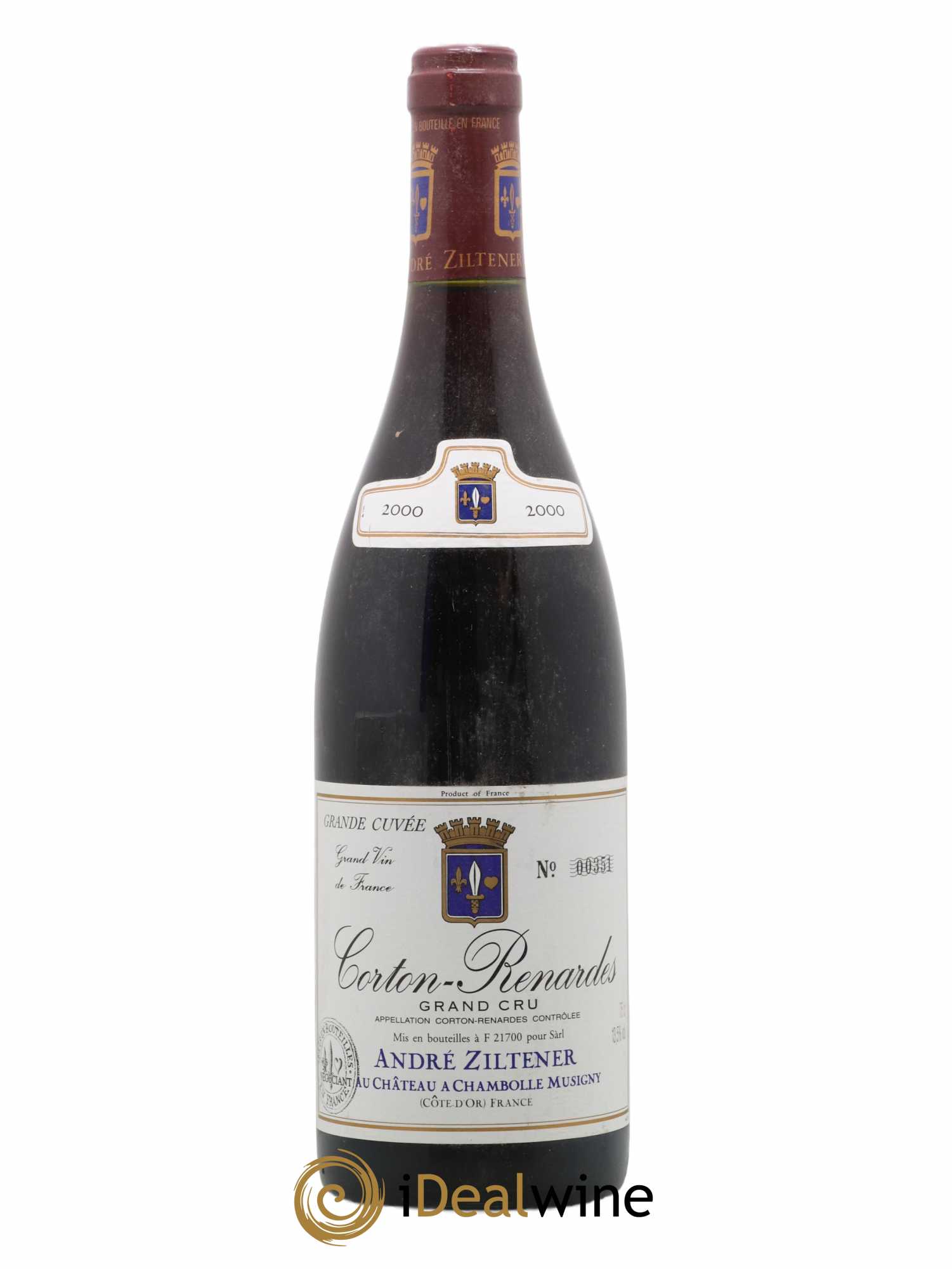Corton Grand Cru 2000 - Posten von 1 Flasche - 0