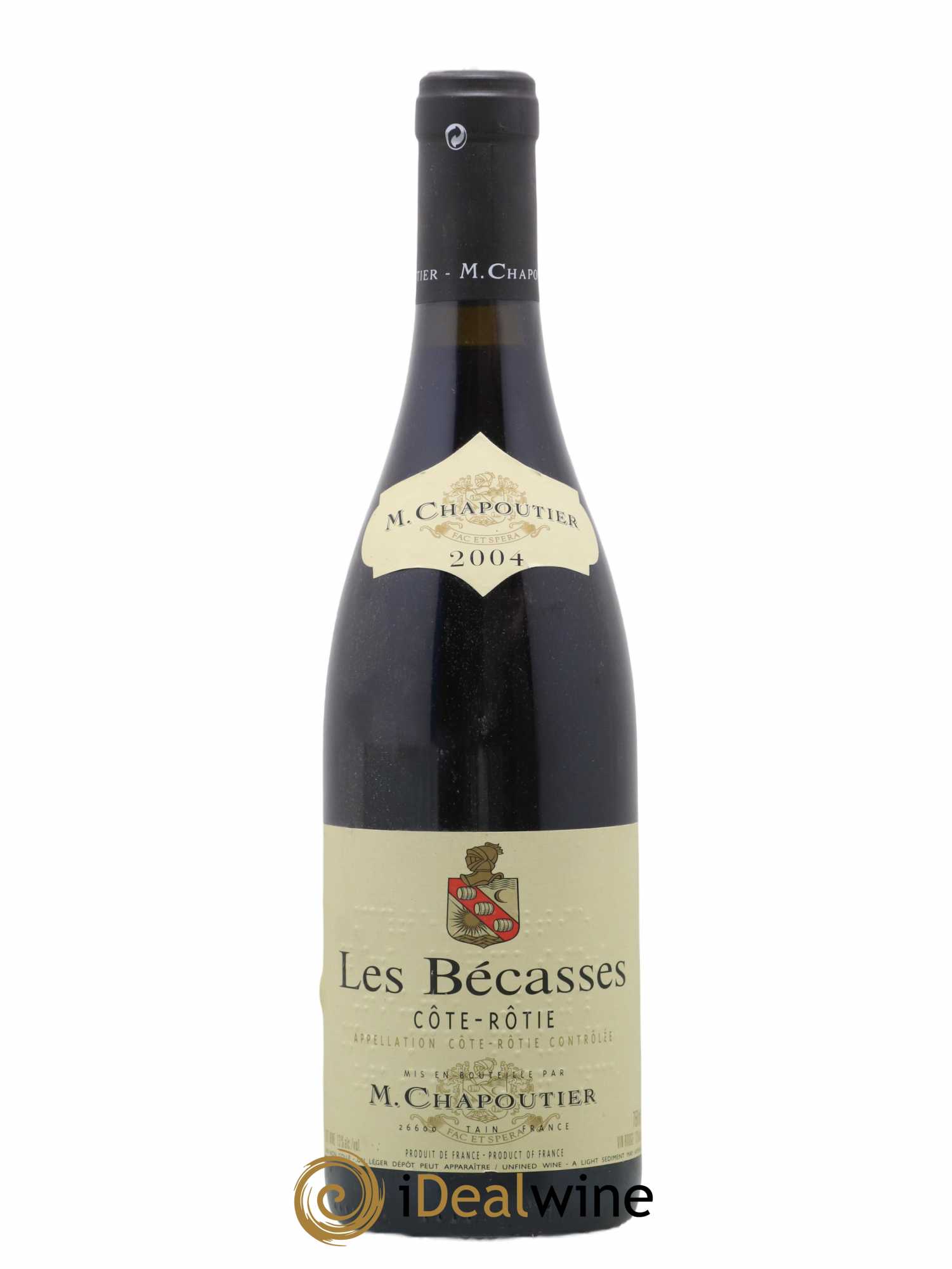 Côte-Rôtie Les Bécasses Chapoutier 2004 - Lot de 1 bouteille - 0