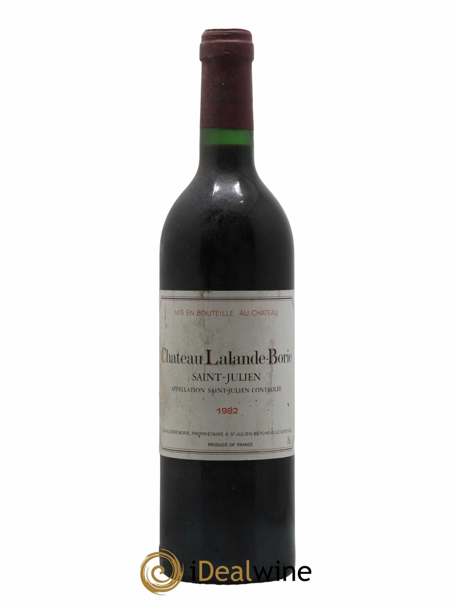 Château Lalande Borie 1982 - Lot de 1 bouteille - 0