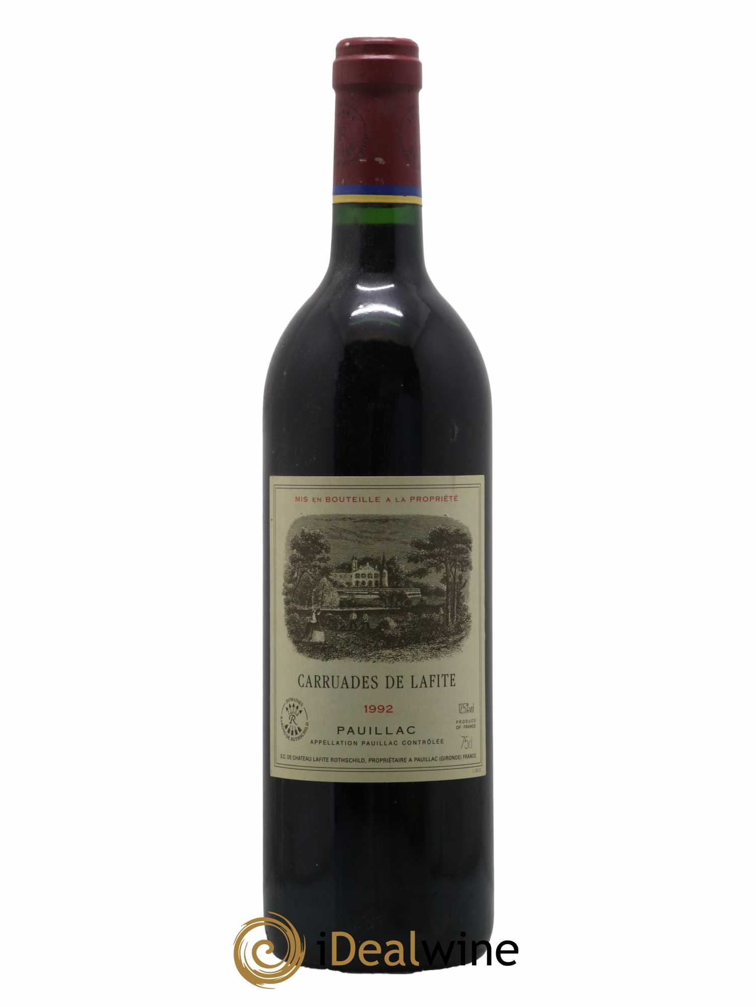 Carruades de Lafite Rothschild Second Vin 1992 - Posten von 1 Flasche - 0