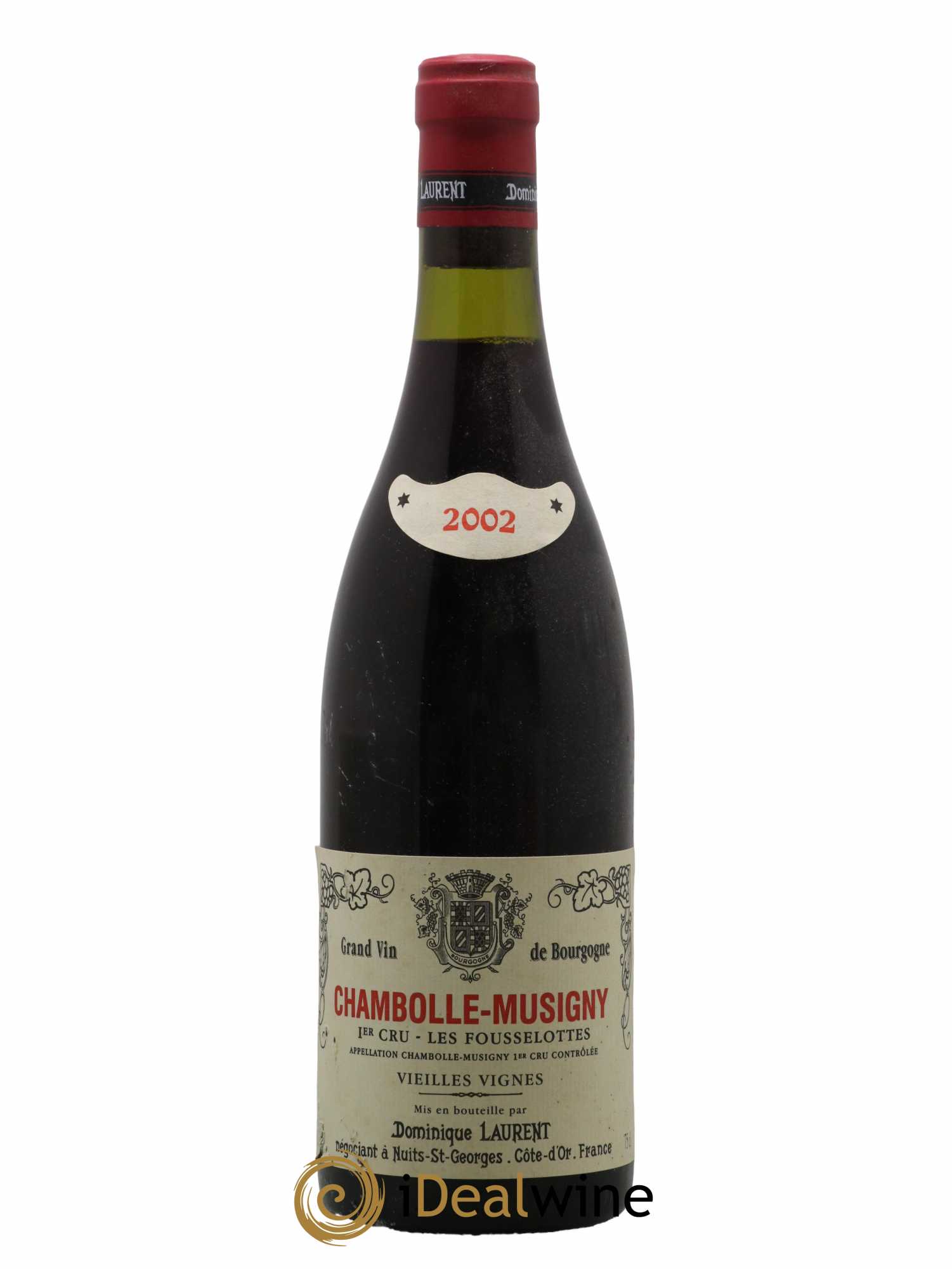 Chambolle-Musigny 1er Cru Les Fousselottes Dominique Laurent 2002 - Lot de 1 bouteille - 0