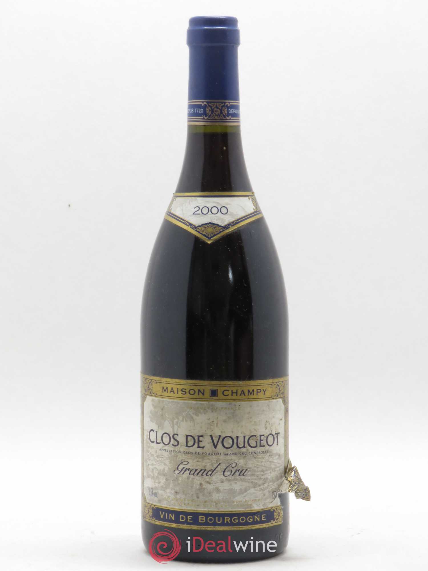 Clos de Vougeot Grand Cru Maison Champy 2000 - Lot de 1 bouteille - 0