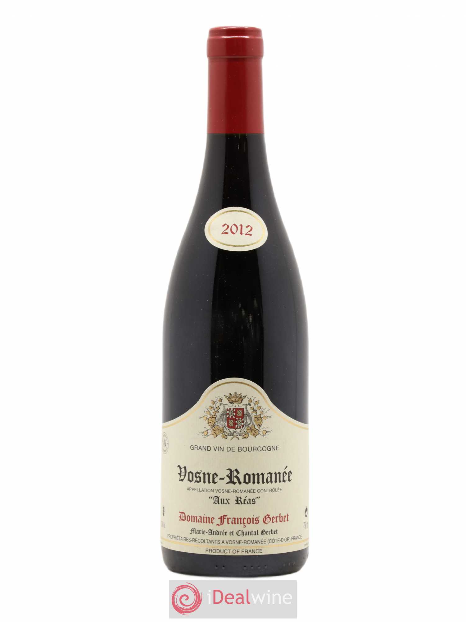 Vosne-Romanée Aux Réas François Gerbet 2012 - Lot de 1 bouteille - 0