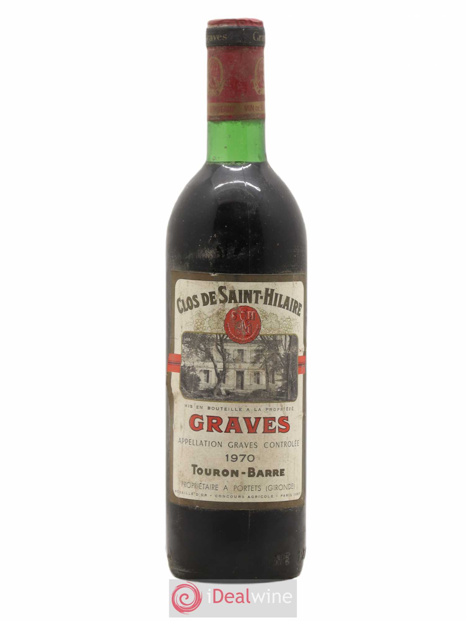 Graves Clos de Saint Hilaire 1970 - Posten von 1 Flasche - 0