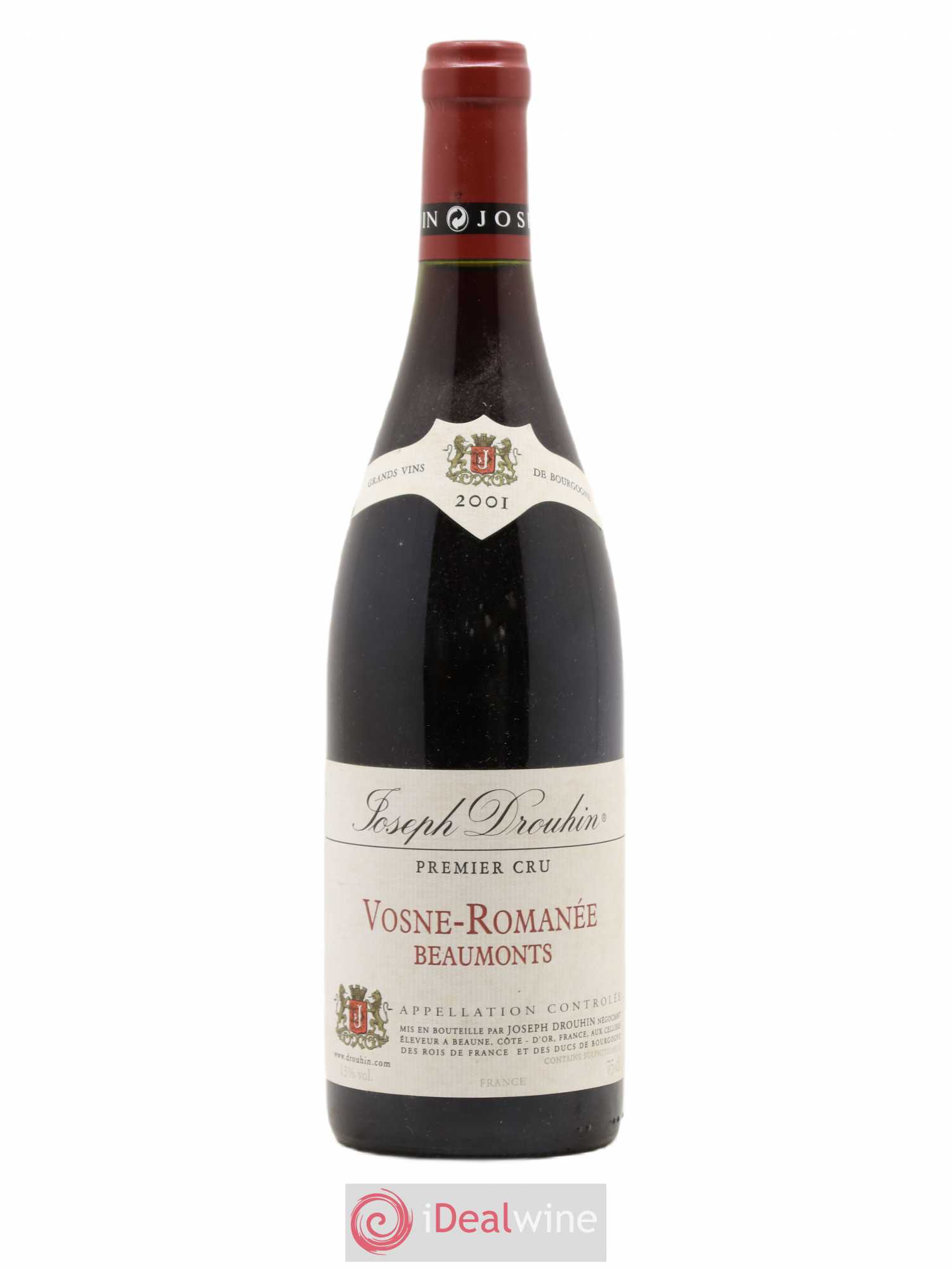 Vosne-Romanée 1er Cru Les Beaumonts Joseph Drouhin 2001 - Lot de 1 bouteille - 0