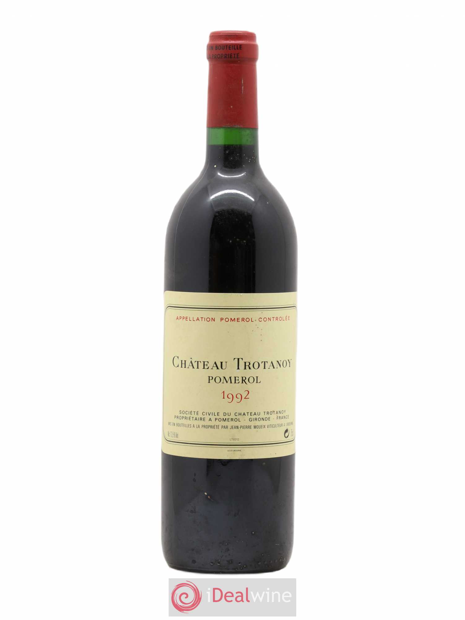 Château Trotanoy 1992 - Lot de 1 bouteille - 0