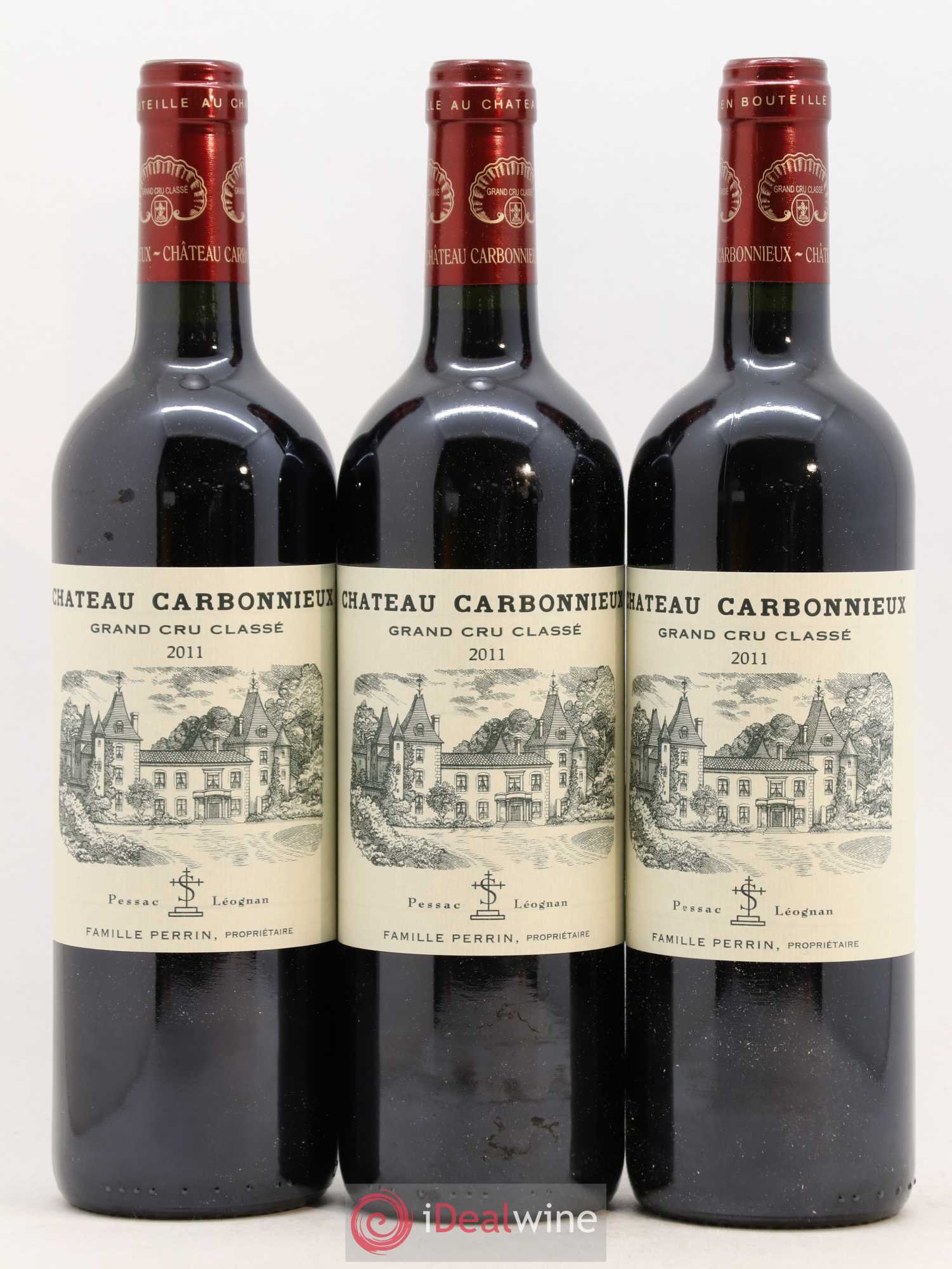 Château Carbonnieux Cru Classé de Graves 2011 - Lot de 6 bouteilles - 1