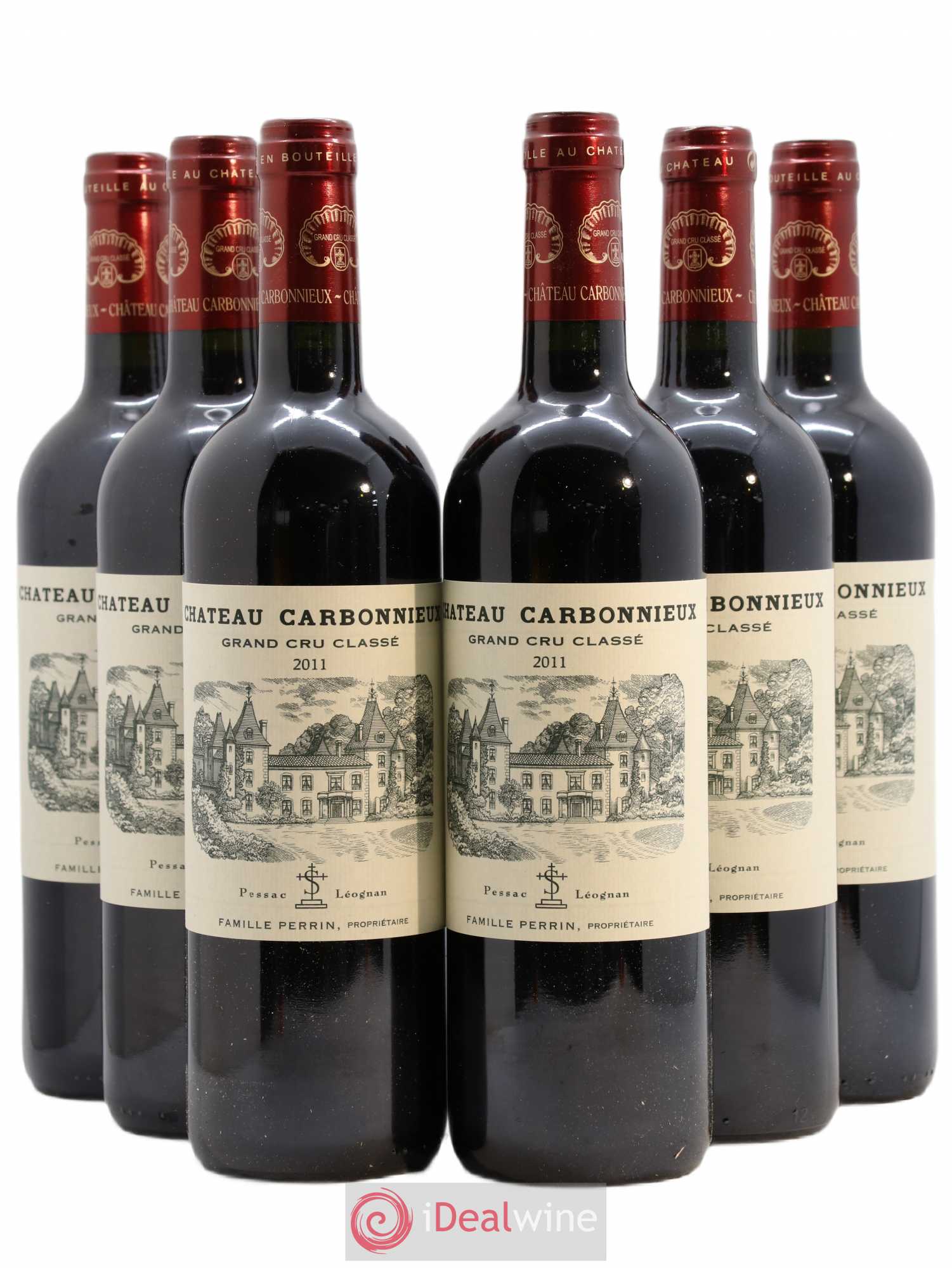Château Carbonnieux Cru Classé de Graves 2011 - Lot de 6 bouteilles - 0