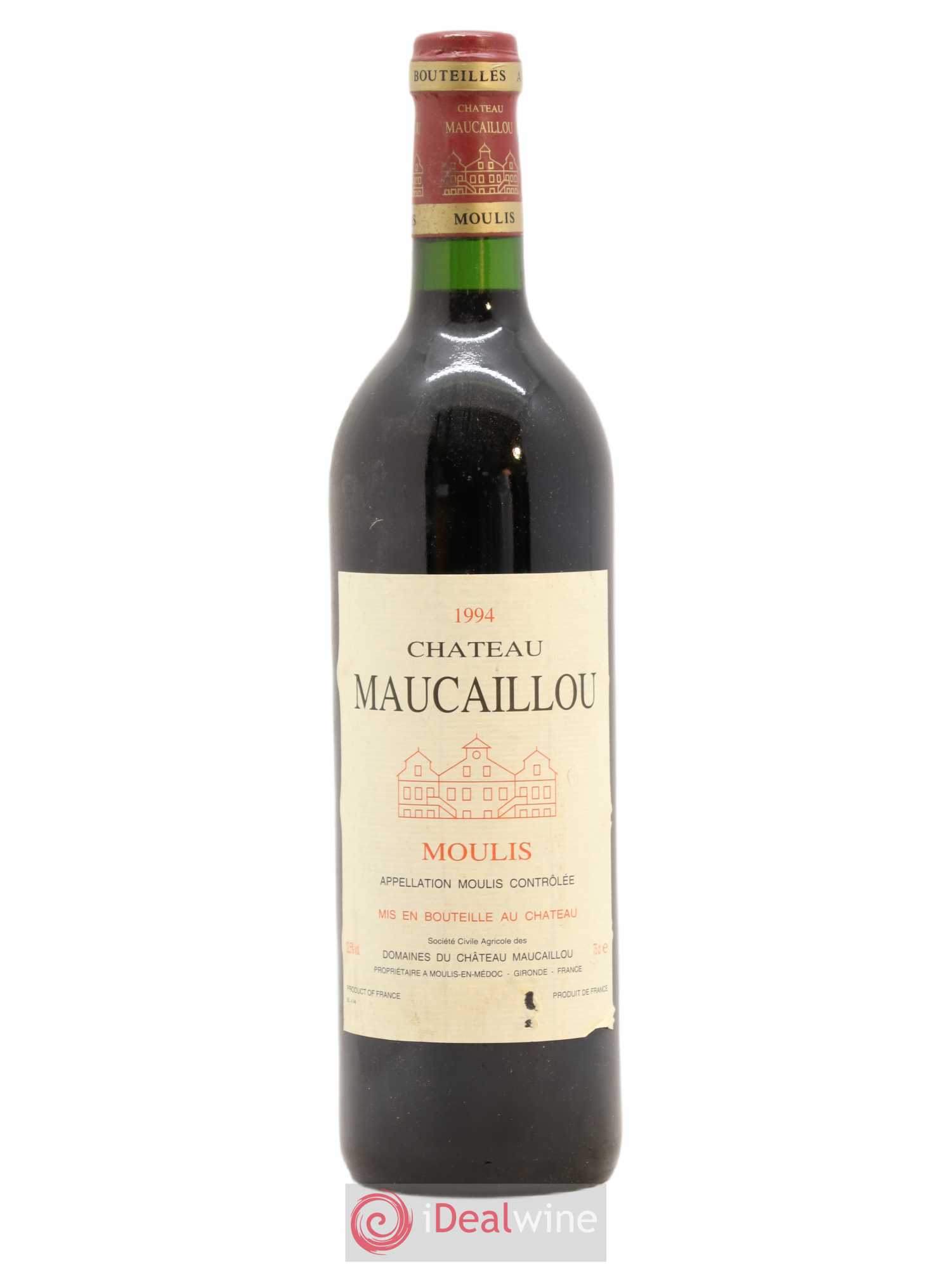 Château Maucaillou 1994 - Lot de 1 bouteille - 0