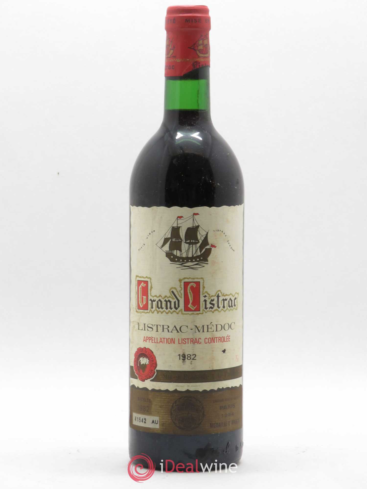 Listrac-Médoc Grand Listrac 1982 - Lot de 1 bouteille - 0
