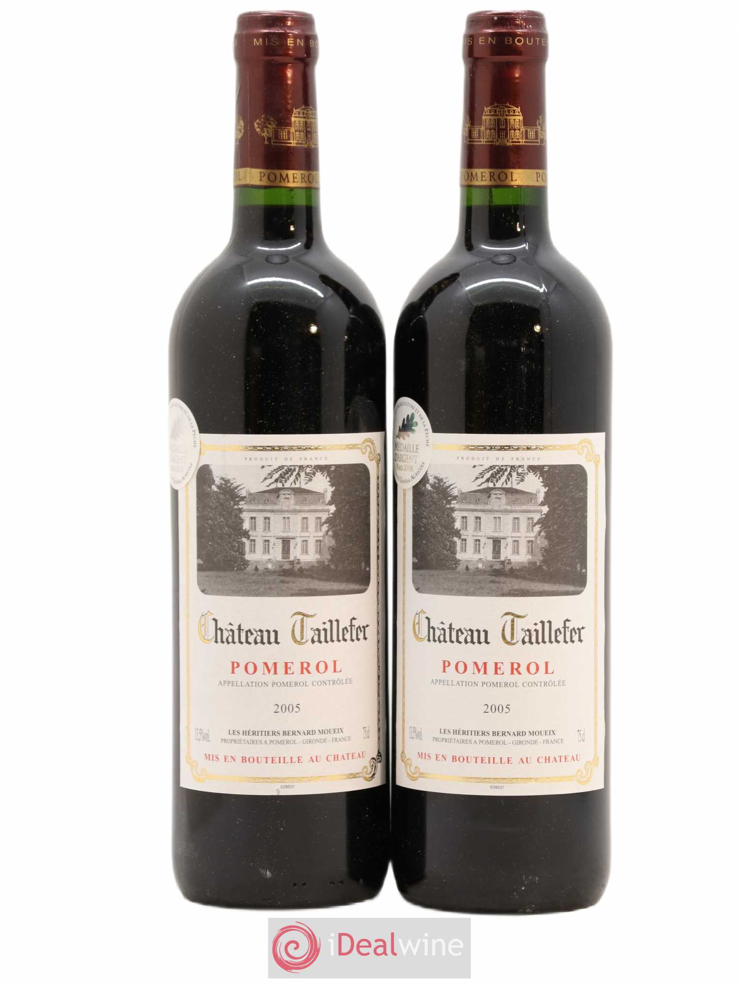 Château Taillefer 2005 - Lot de 2 bouteilles - 0