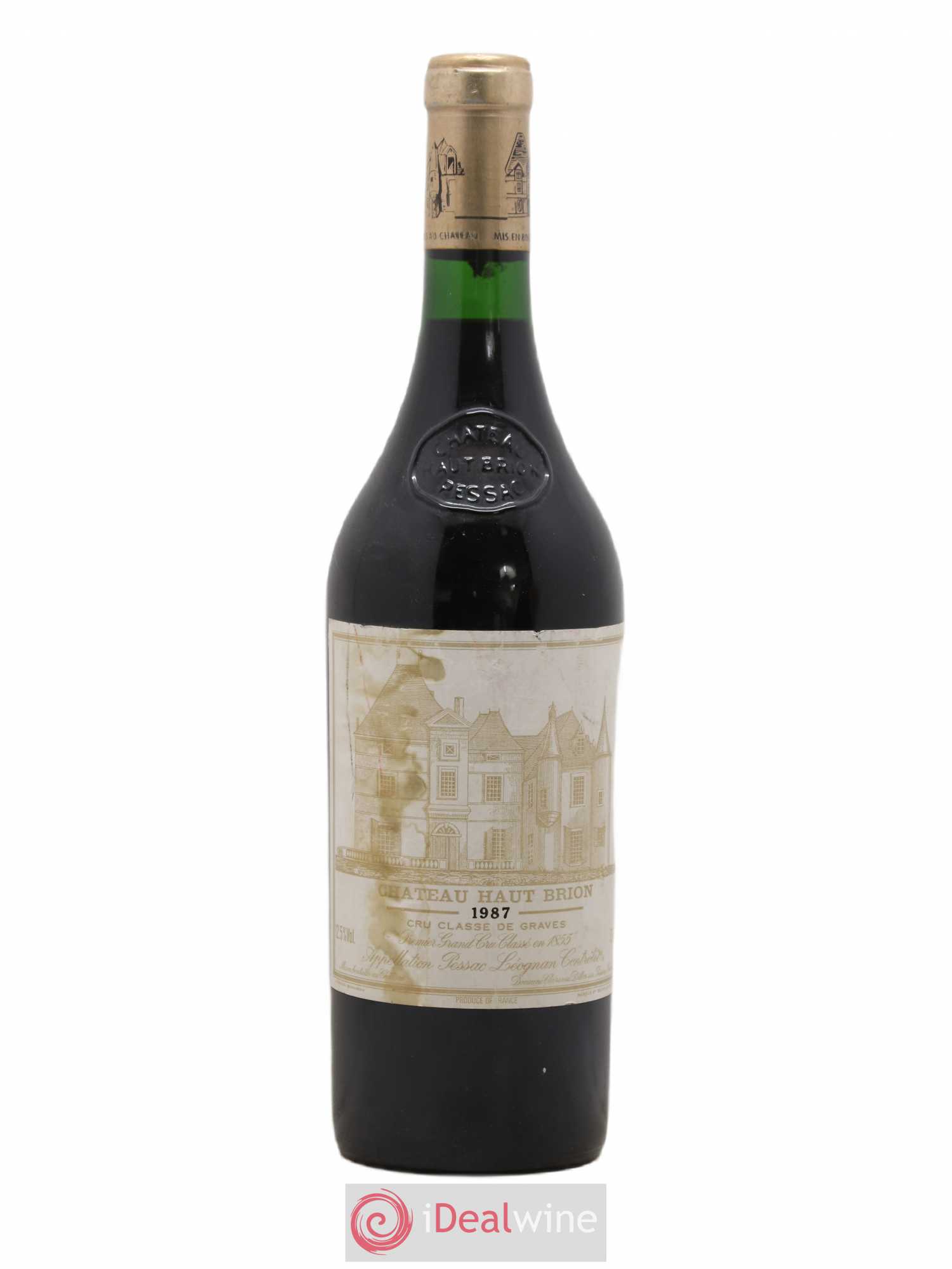 Château Haut Brion 1er Grand Cru Classé 1987 - Lot de 1 bouteille - 0