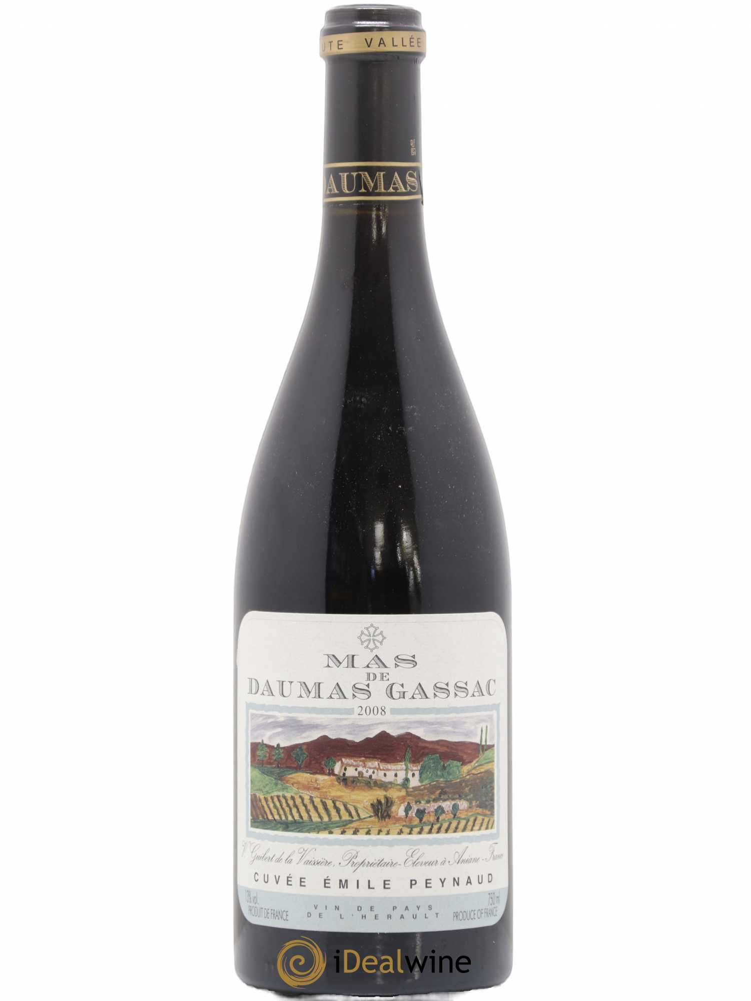 Pays d'Hérault Mas de Daumas Gassac Cuvée Emile Peynaud Famille Guibert de La Vaissière 2008 - Lot de 1 bouteille - 0