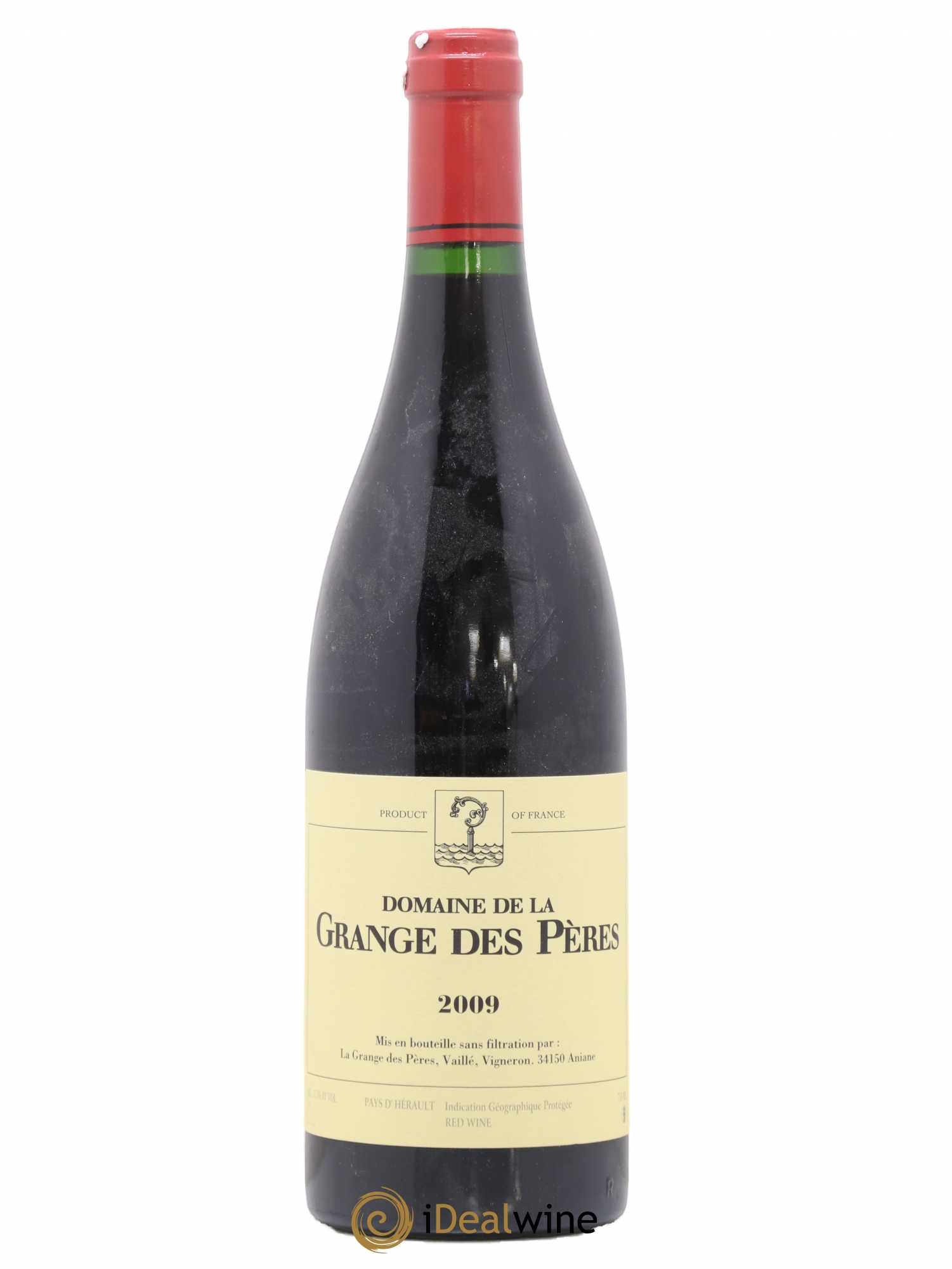 Pays d'Hérault Grange des Pères Laurent Vaillé 2009 - Lot de 1 bouteille - 0