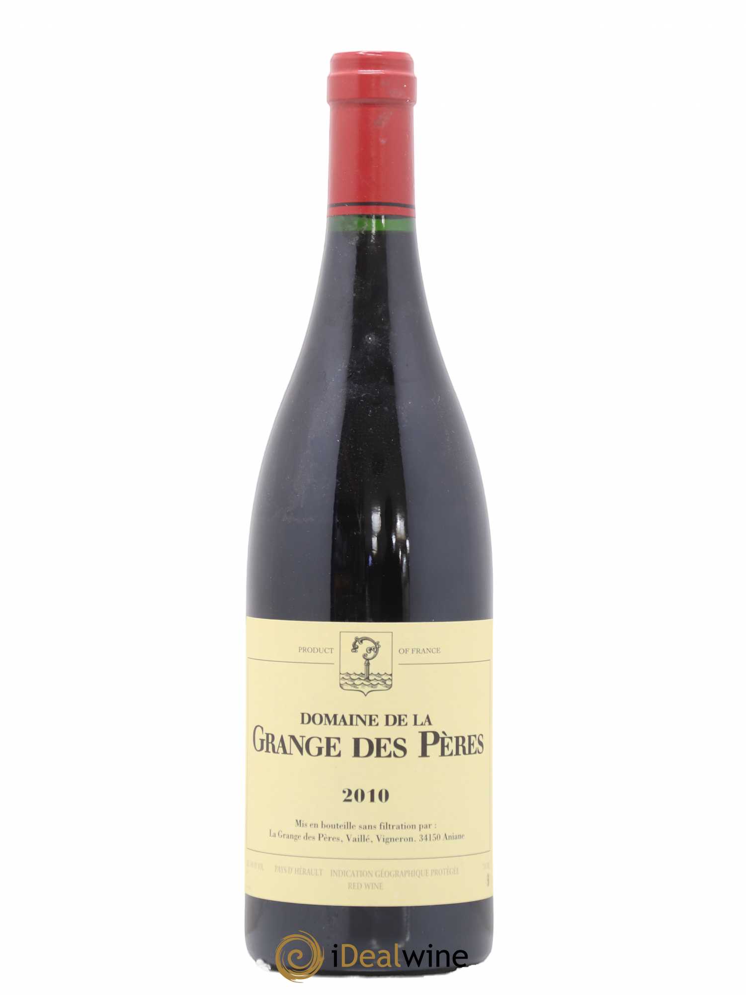 Pays d'Hérault Grange des Pères Laurent Vaillé 2010 - Lot de 1 bouteille - 0