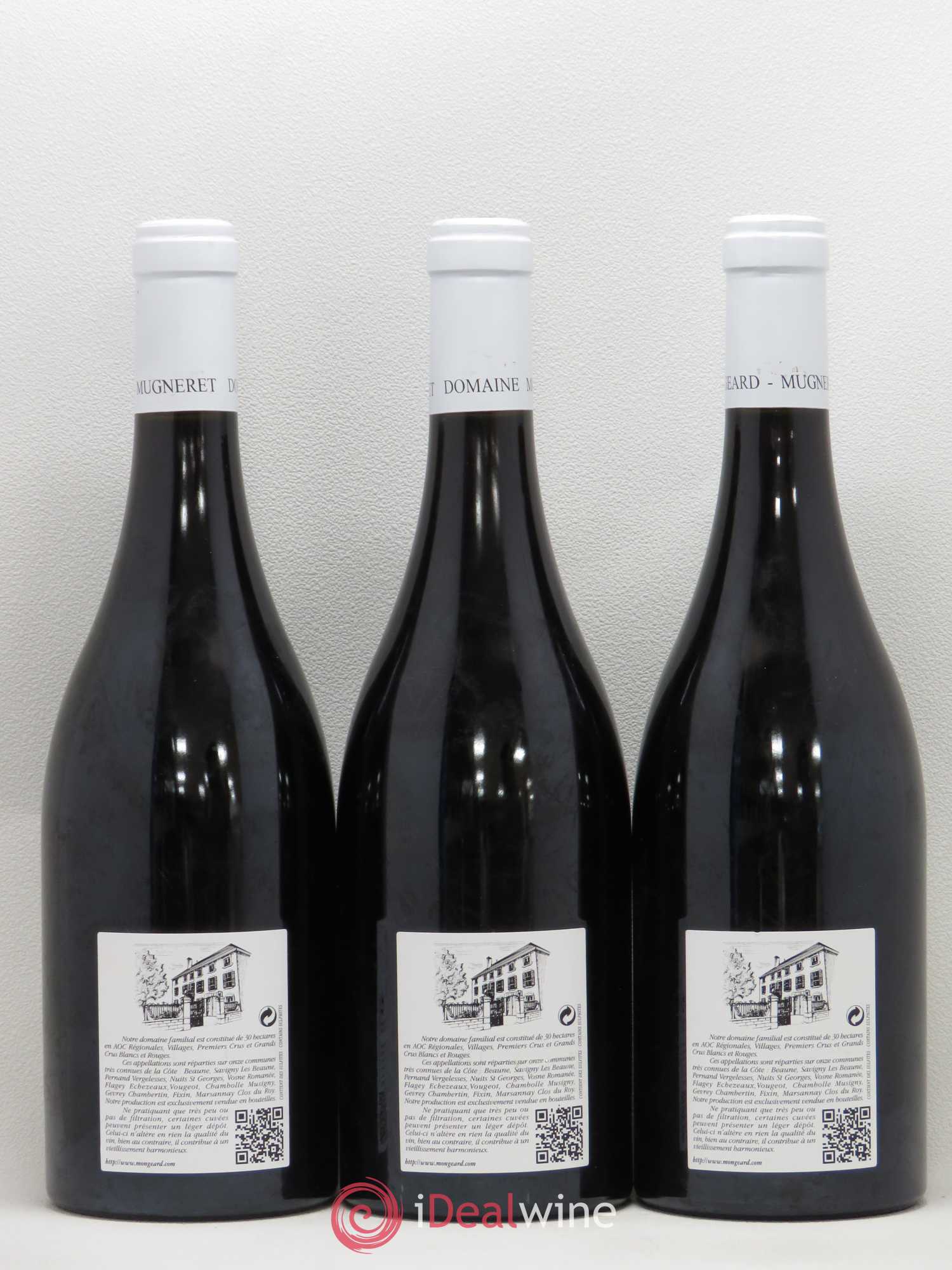 Clos de Vougeot Grand Cru Mongeard-Mugneret (Domaine) 2015 - Lot de 3 bouteilles - 1
