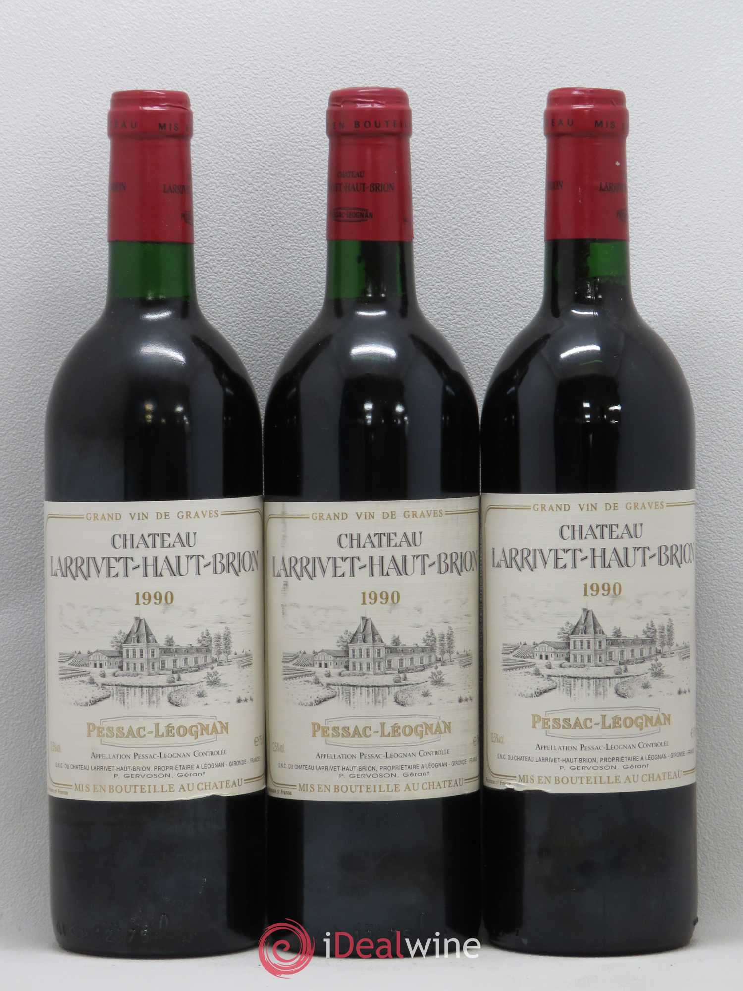 Château Larrivet Haut-Brion 1990 - Lot de 12 bouteilles - 4
