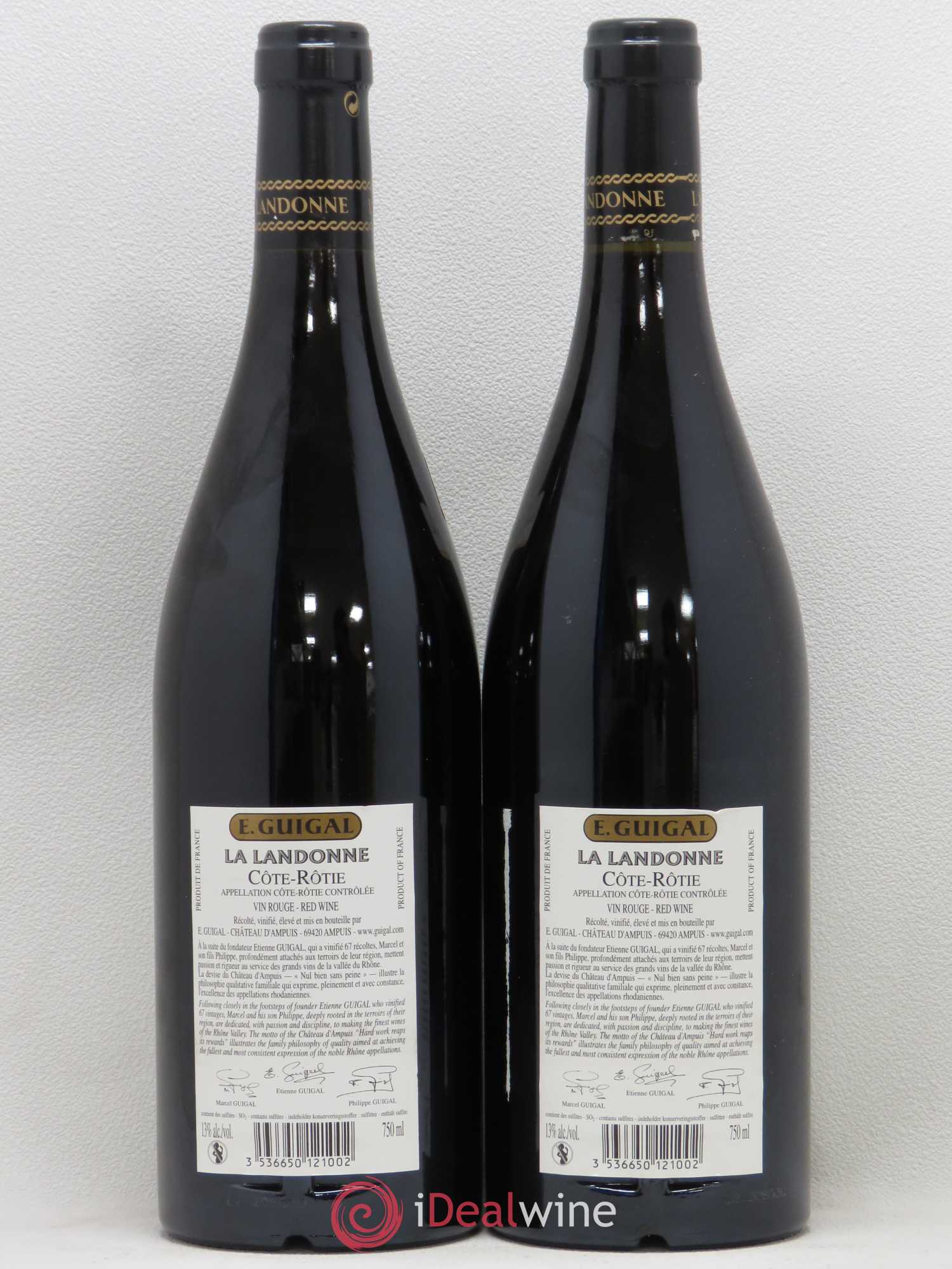 Côte-Rôtie La Landonne Guigal 2004 - Lot de 2 bouteilles - 1