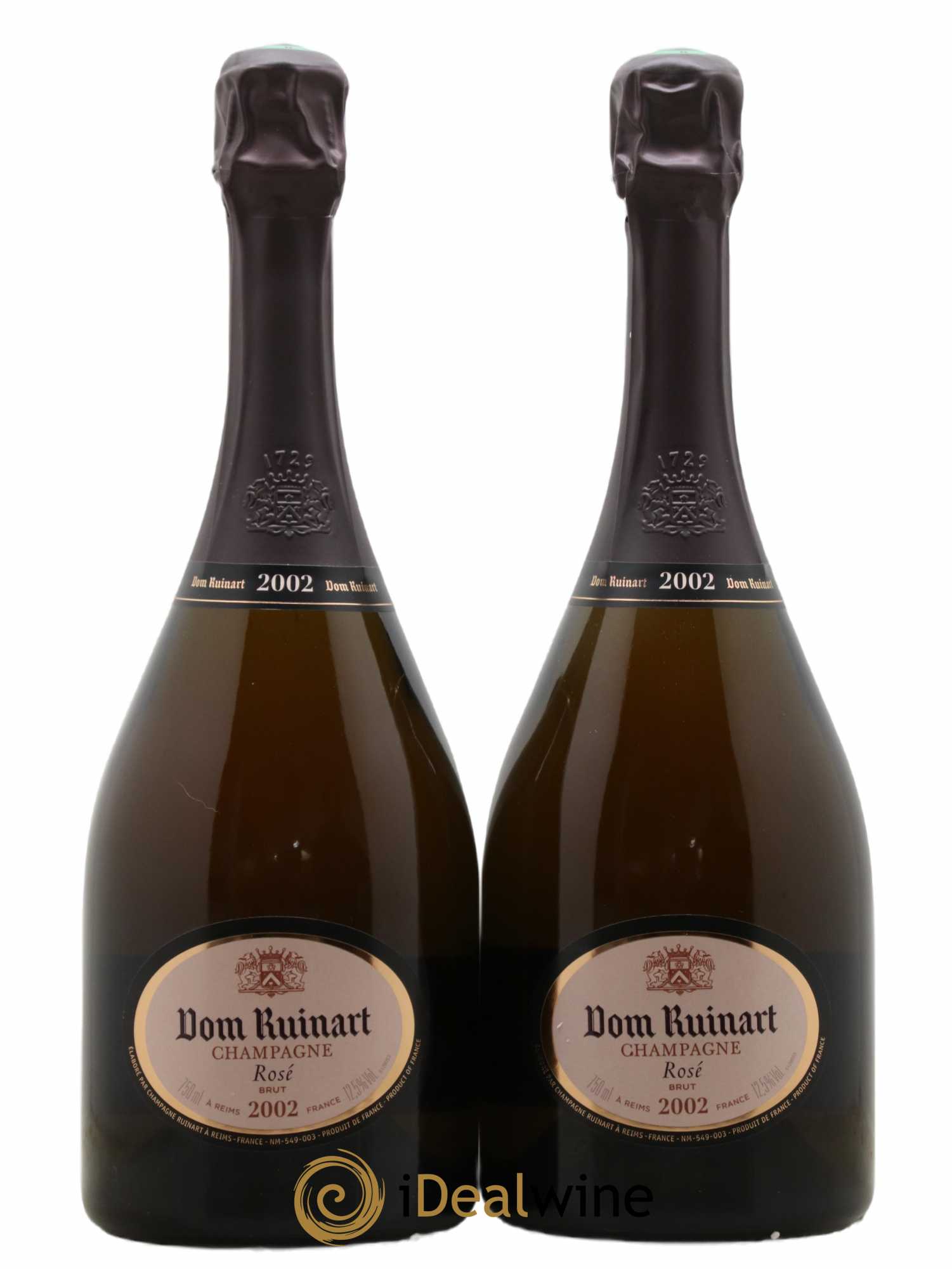 Dom Ruinart Brut Ruinart 2002 - Lot de 2 bouteilles - 0