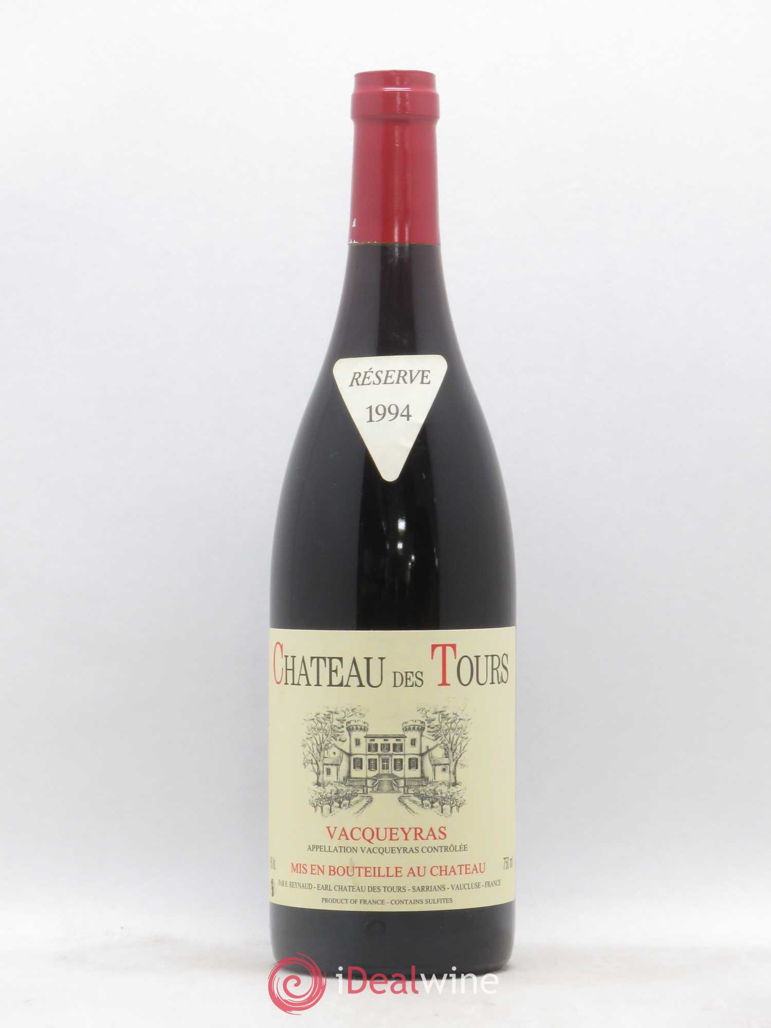 Vacqueyras Château des Tours Emmanuel Reynaud (sans prix de réserve) 1994 - Lot de 1 bouteille - 0