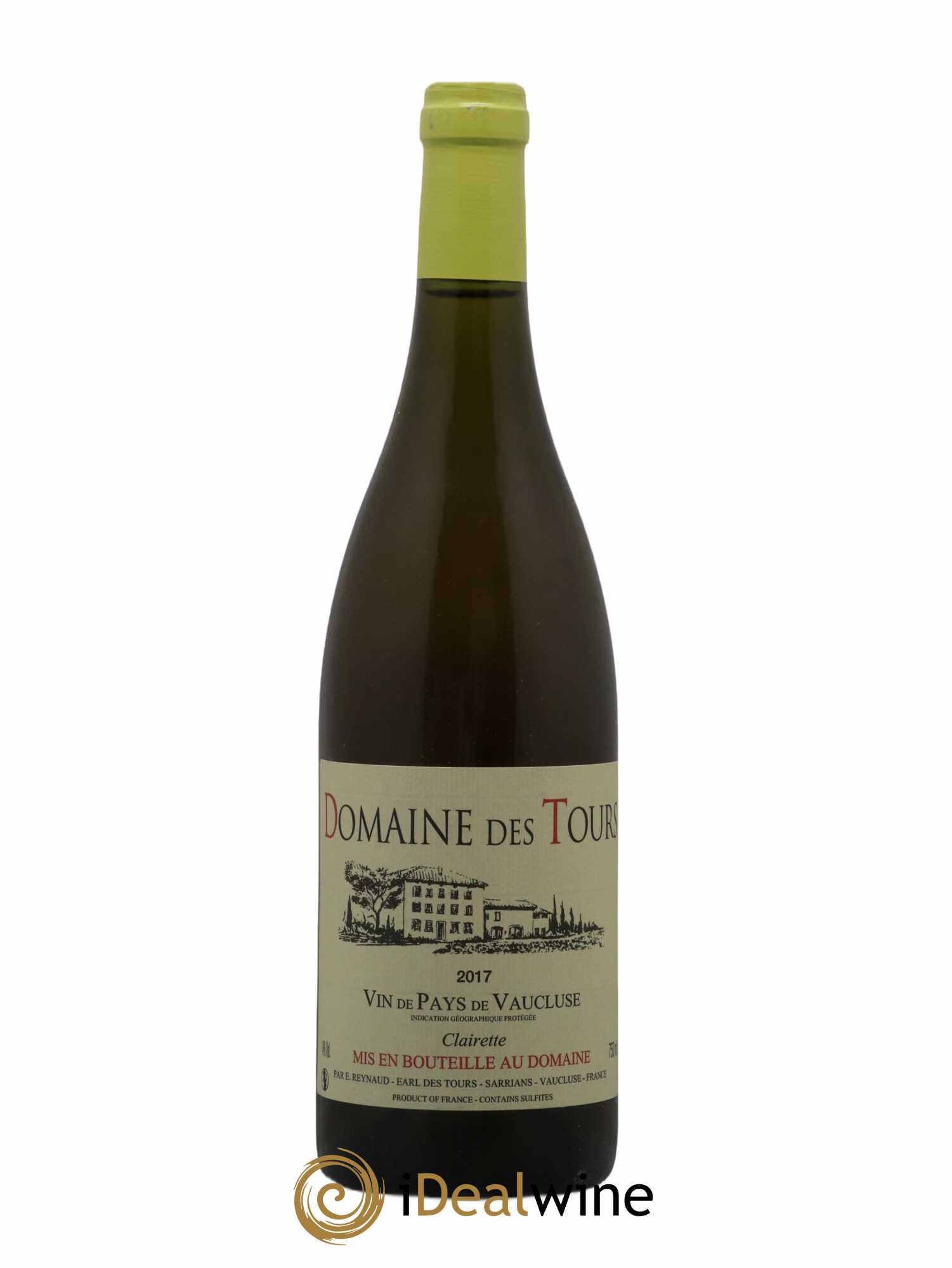 Vaucluse (Vin de Pays de Vaucluse) Domaine des Tours Emmanuel Reynaud Clairette (sans prix de réserve) 2017 - Lot de 1 bouteille - 0