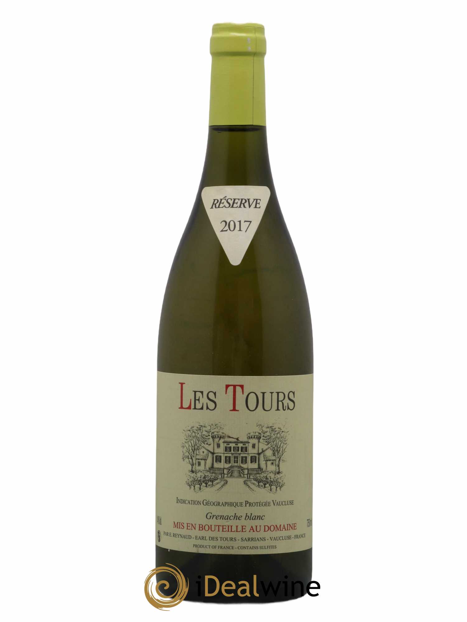 Vaucluse (Vin de Pays de Vaucluse) Les Tours Grenache Blanc Emmanuel Reynaud (sans prix de réserve) 2017 - Lot de 1 bouteille - 0