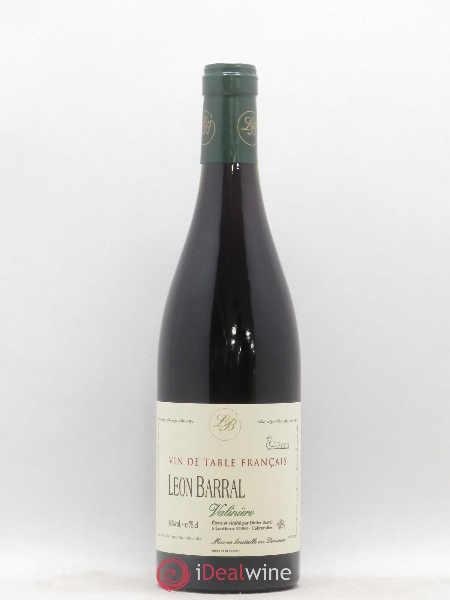 Vin de France Valinière Léon Barral (sans prix de réserve) 2000 - Posten von 1 Flasche - 0