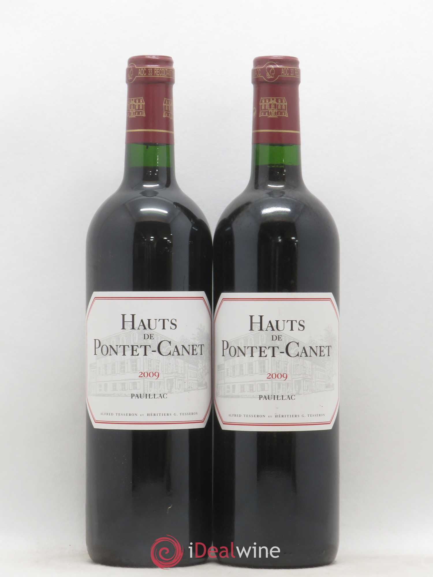 Les Hauts de Pontet-Canet Second Vin (sans prix de réserve) 2009 - Lot de 2 bouteilles - 0