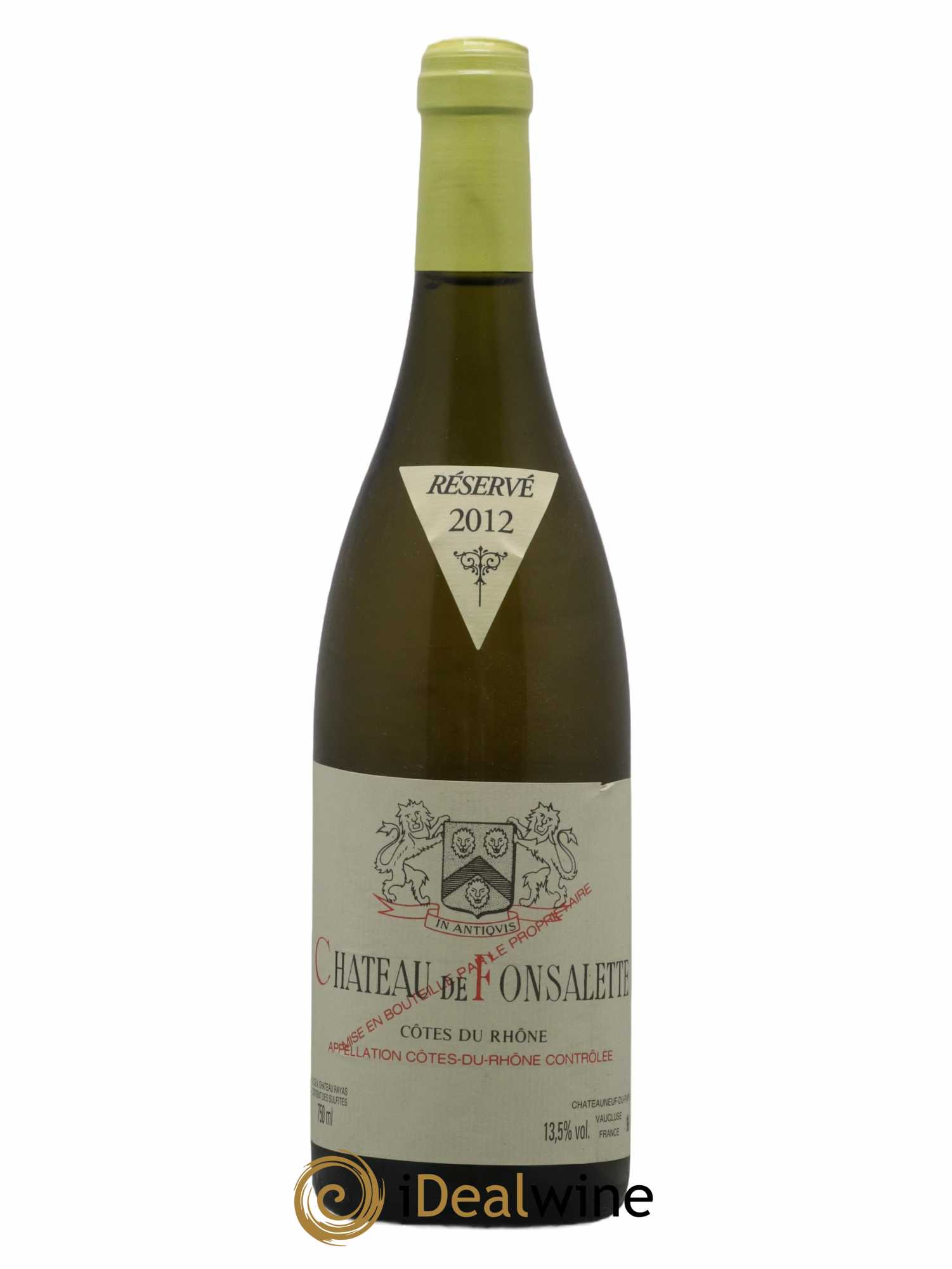 Côtes-du-Rhône Château de Fonsalette Emmanuel Reynaud (sans prix de réserve) 2012 - Lot de 1 bouteille - 0