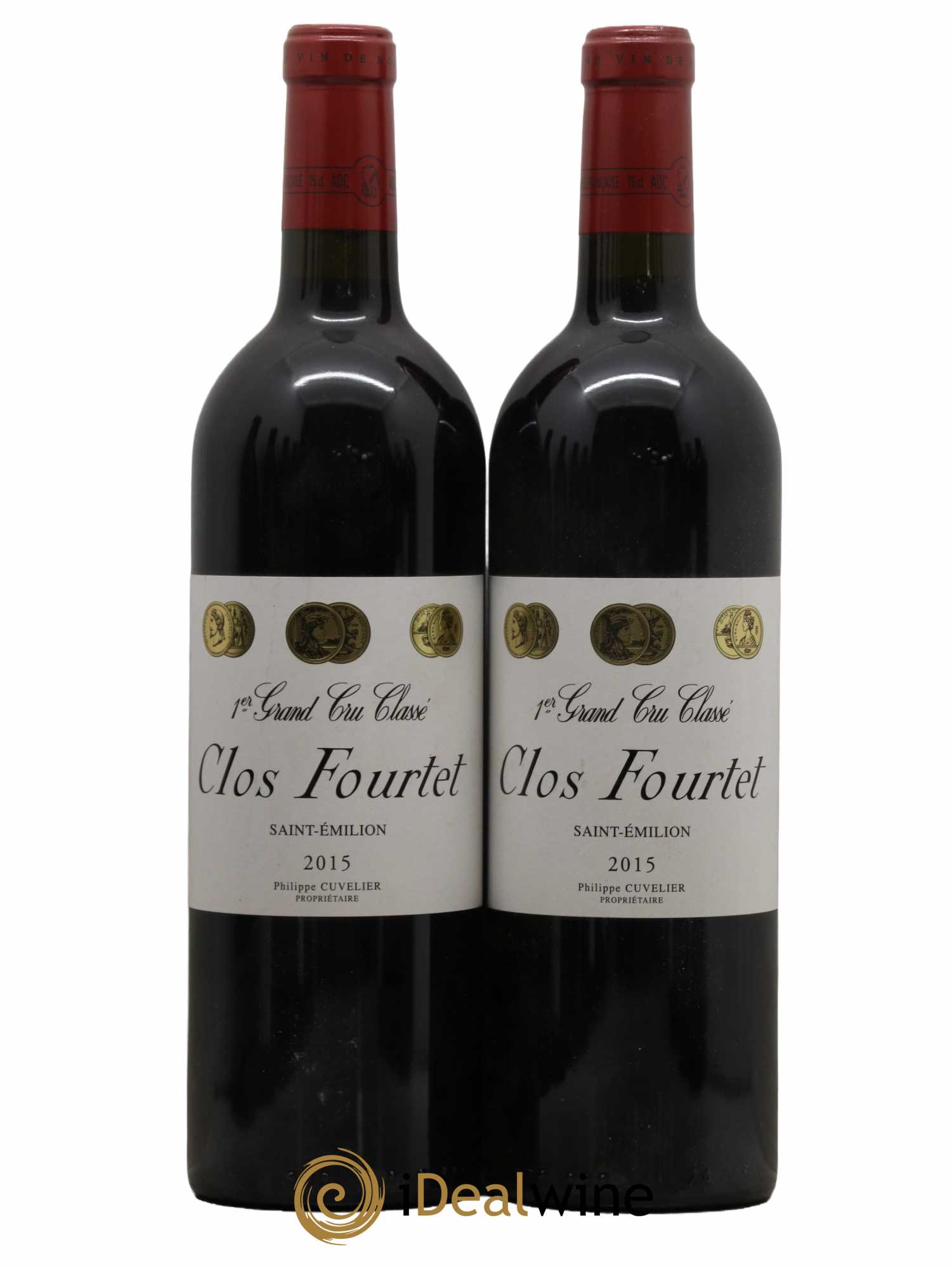 Clos Fourtet 1er Grand Cru Classé B 2015 - Lot de 2 bouteilles - 0