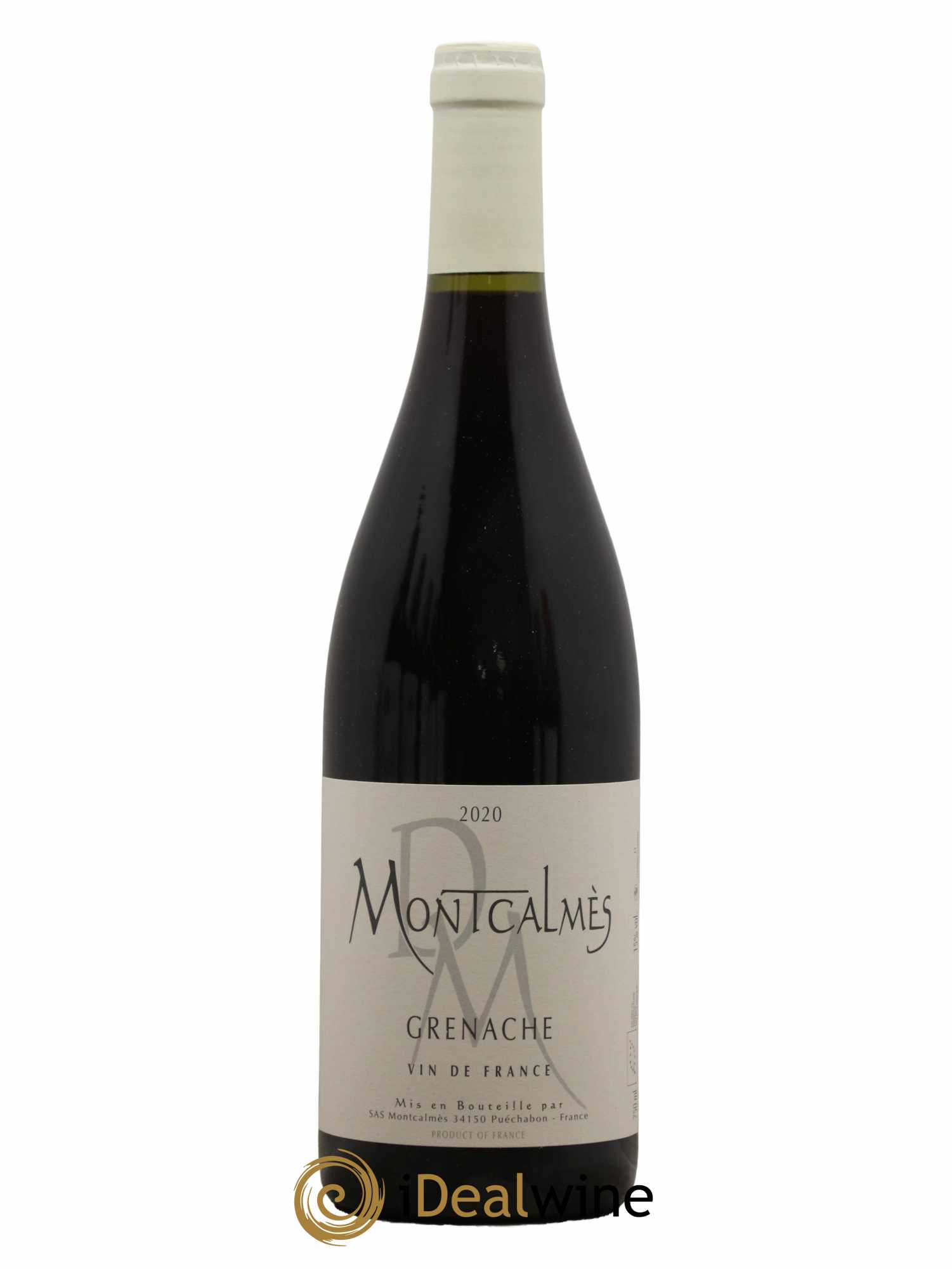 Vin de France Domaine de Montcalmès Grenache Frédéric Pourtalié 2020 - Lot de 1 bouteille - 0